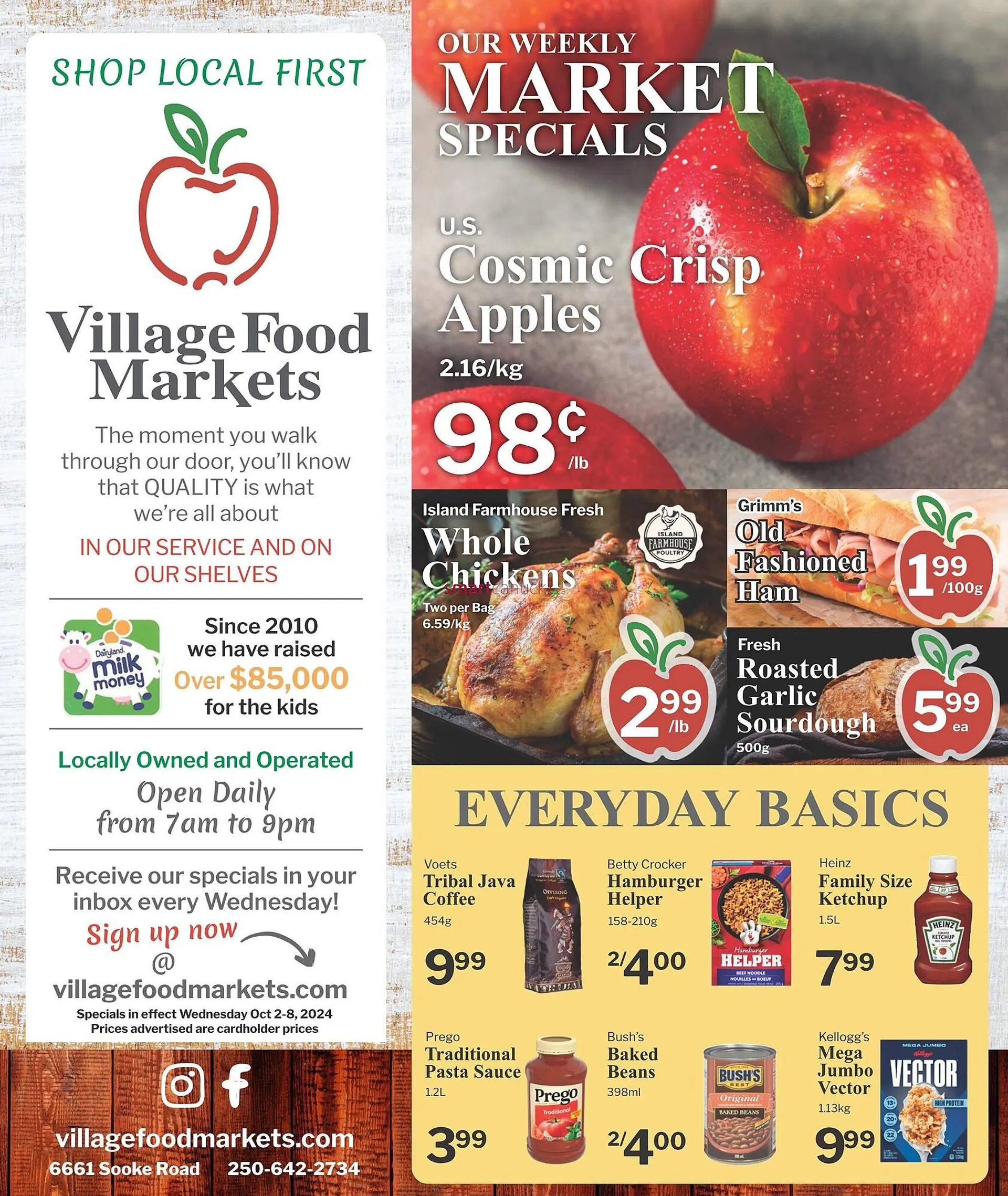 Village Food Markets flyer - 1