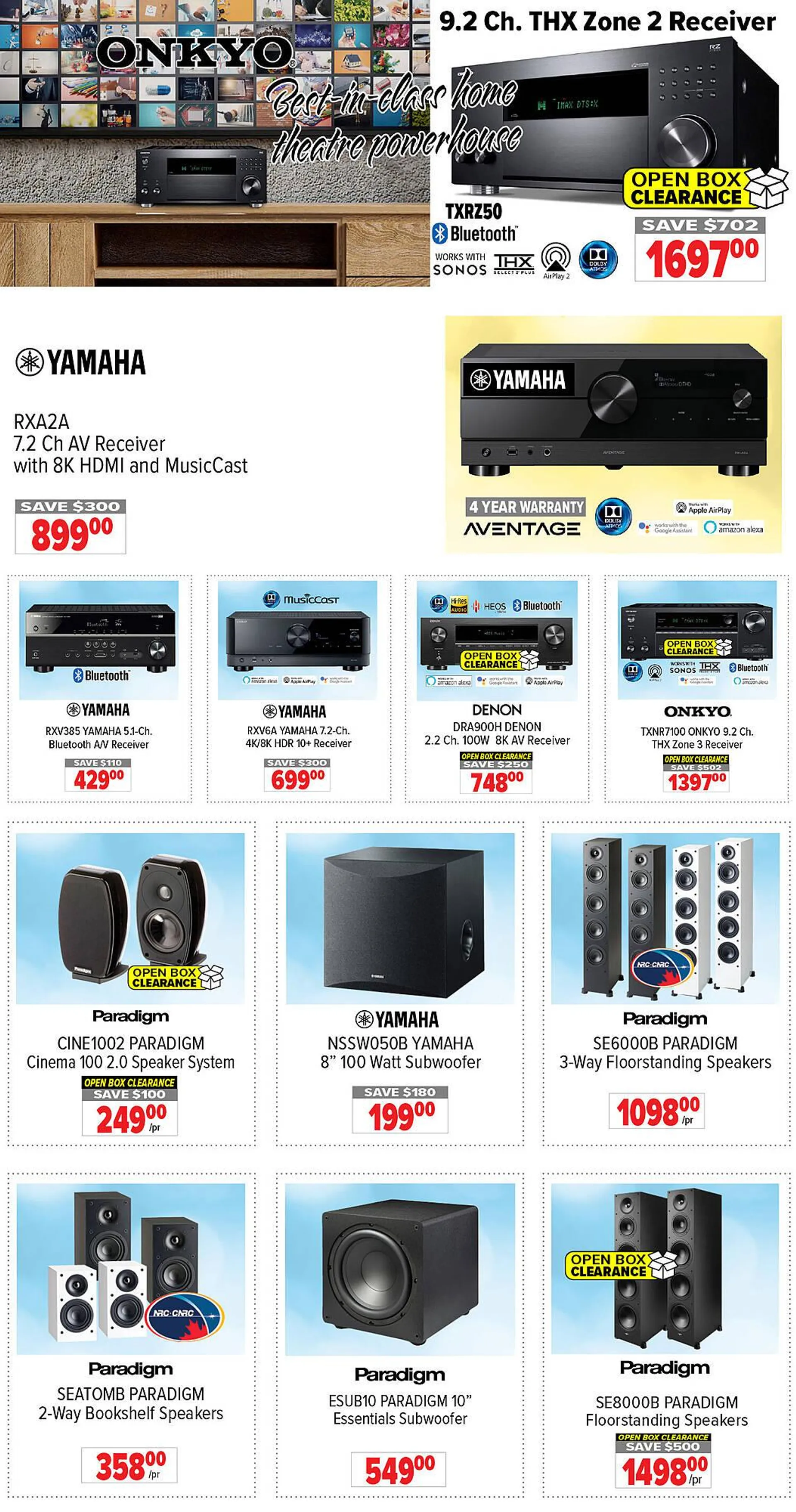 2001 Audio Video flyer from July 18 to July 24 2025 - flyer page 4
