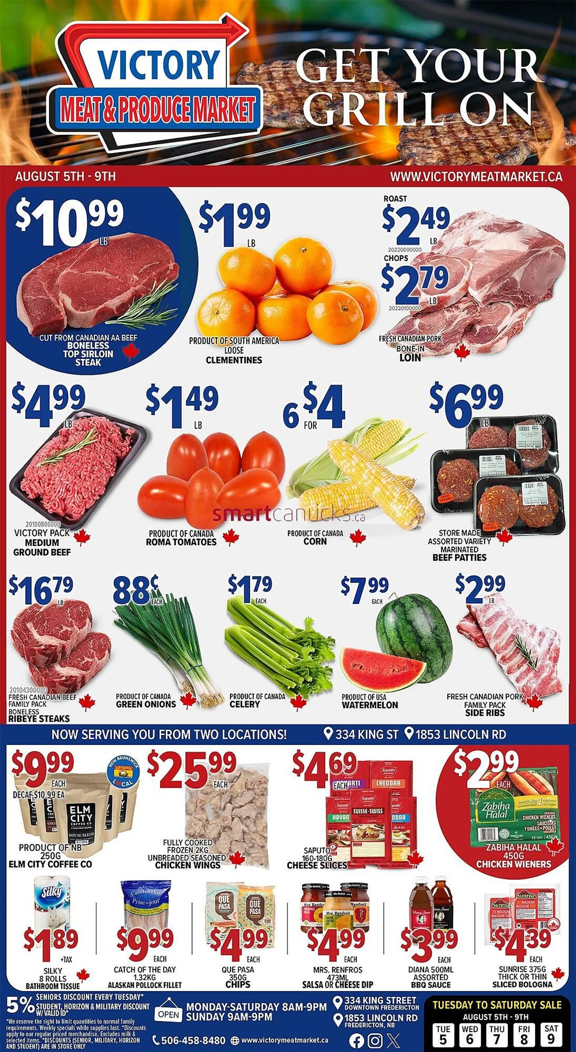 Victory Meat Market flyer from August 5 to August 11 2025 - flyer page 1