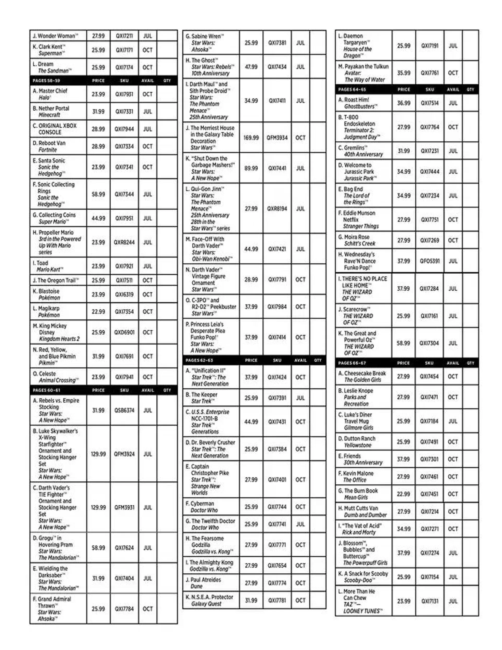 Wish List 2024 from November 5 to December 31 2024 - flyer page 6