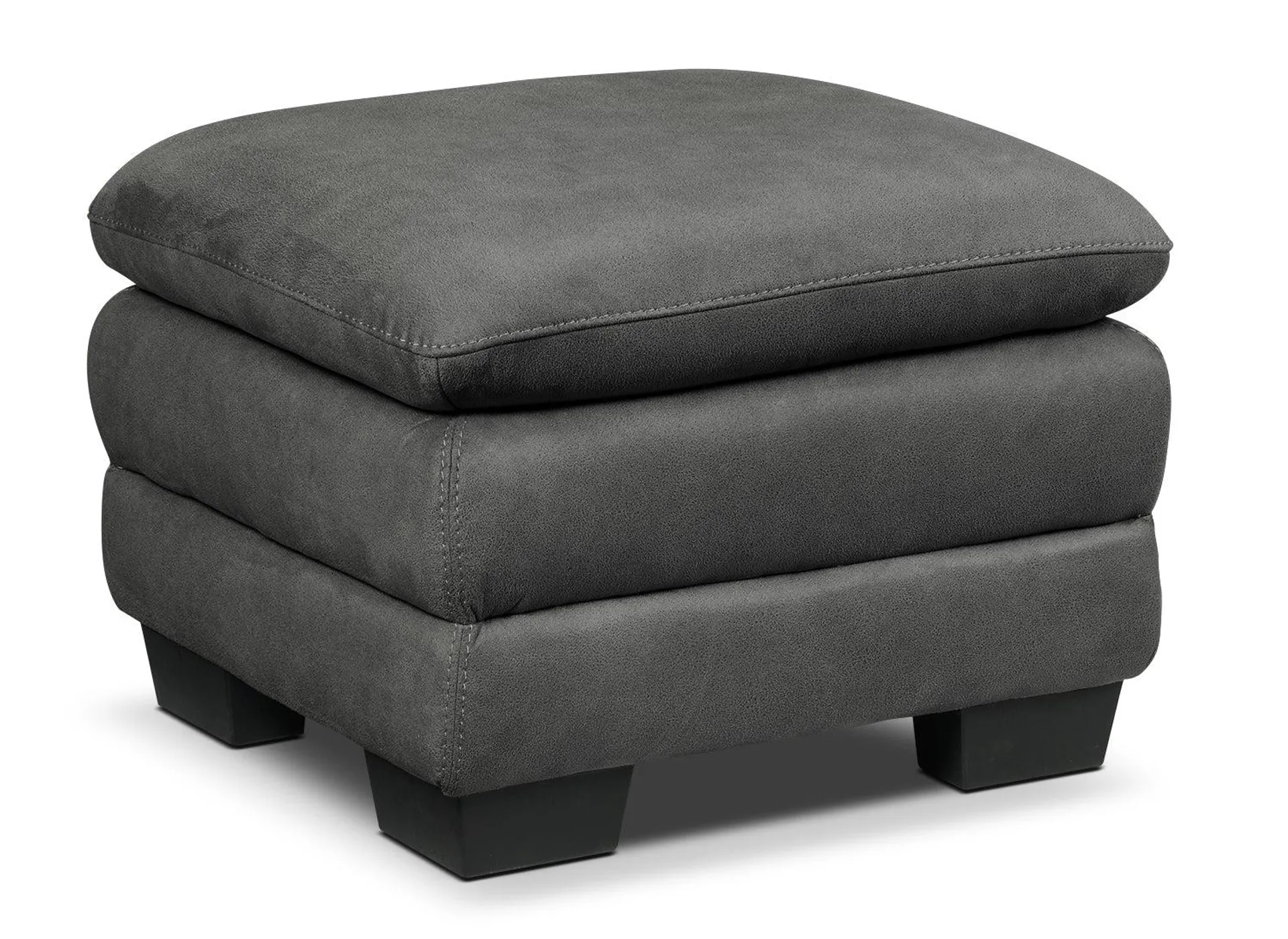 Kelleher Ottoman - Charcoal