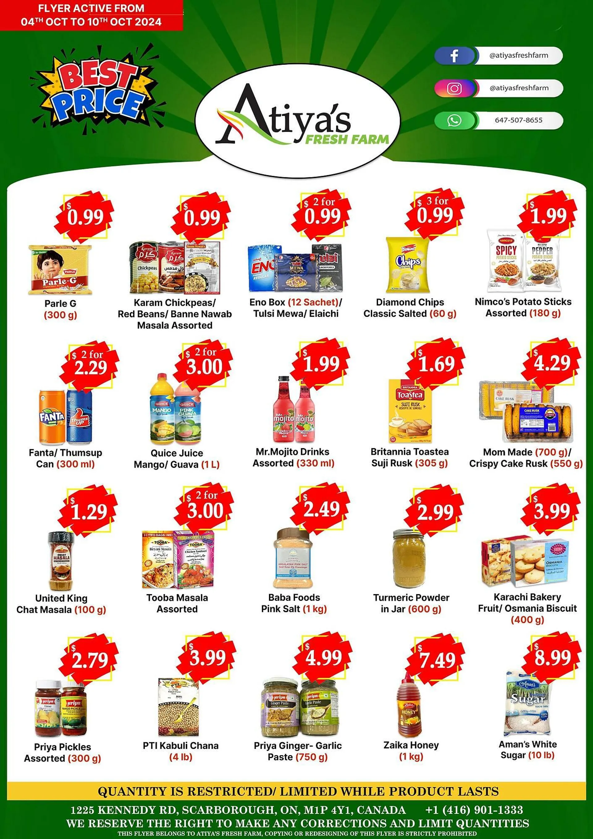 Atiyas Fresh Farm flyer - 1