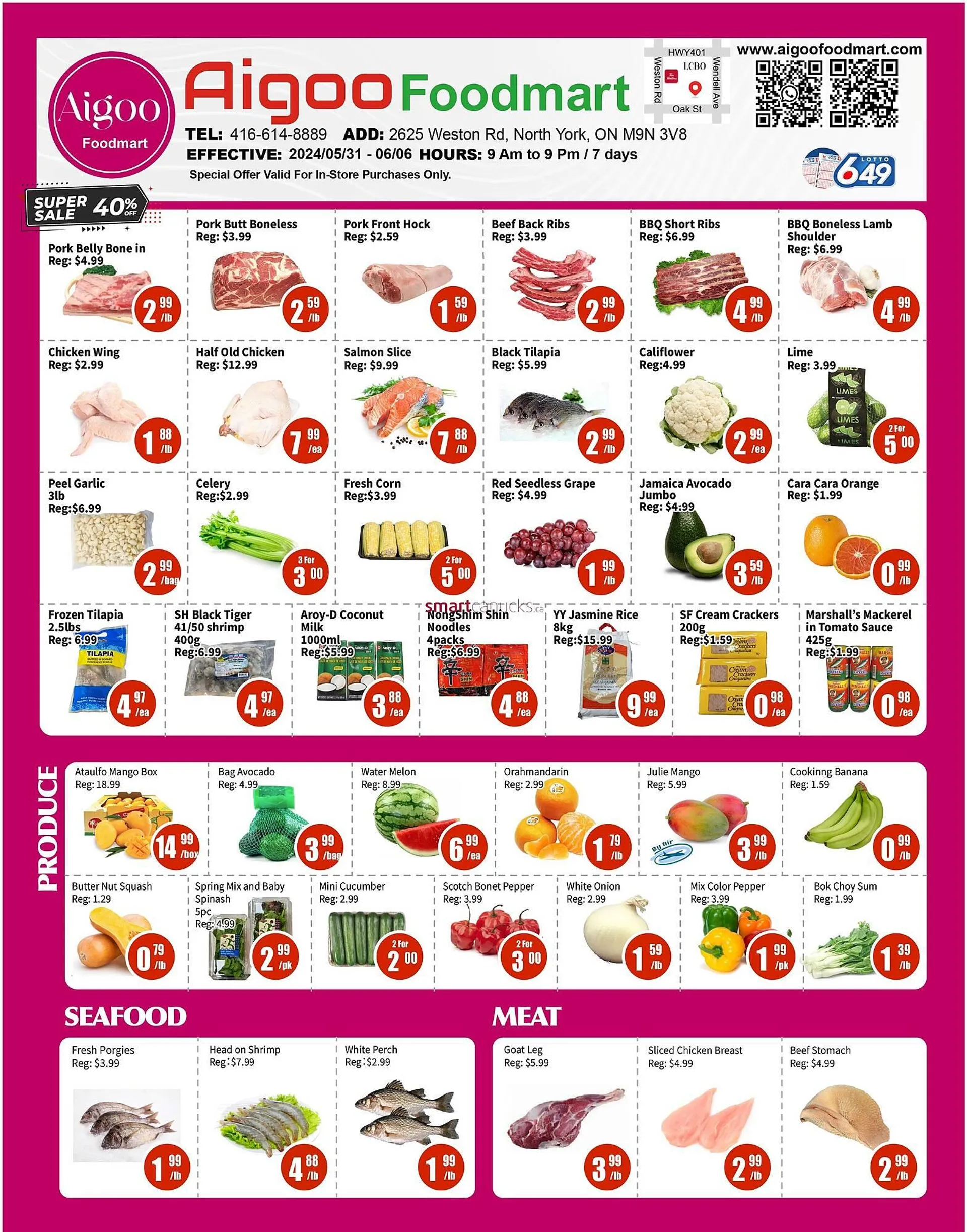 Aigoo Foodmart flyer from May 30 to June 5 2024 - flyer page 1