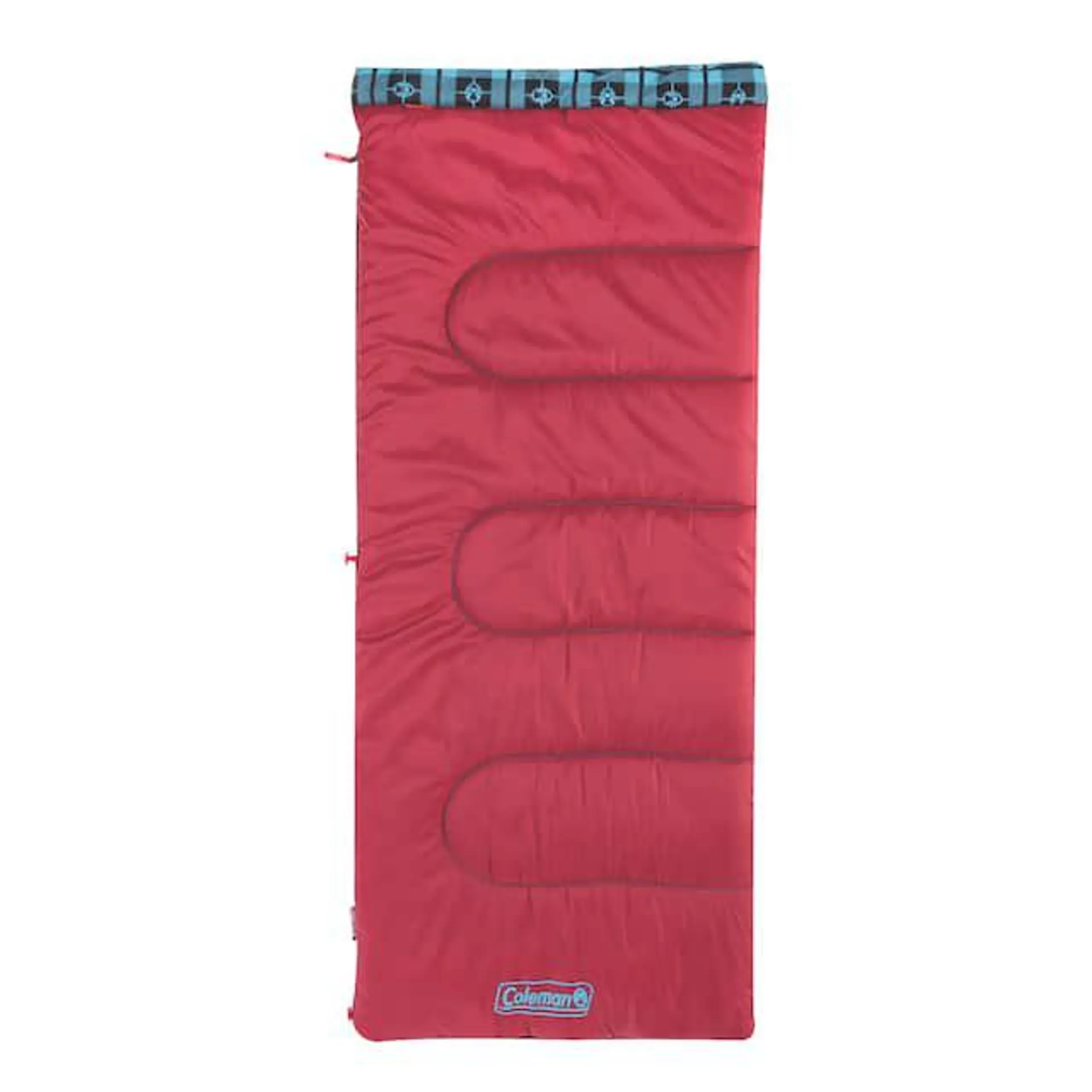 Coleman Granite Peak 10 °C Sleeping Bag w/ Compression Sack, Insulated and Fleece Lined