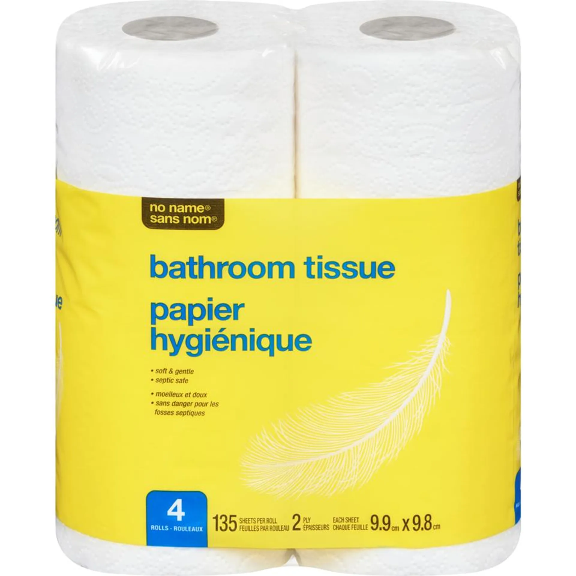 Bathroom Tissue, 4 Rolls