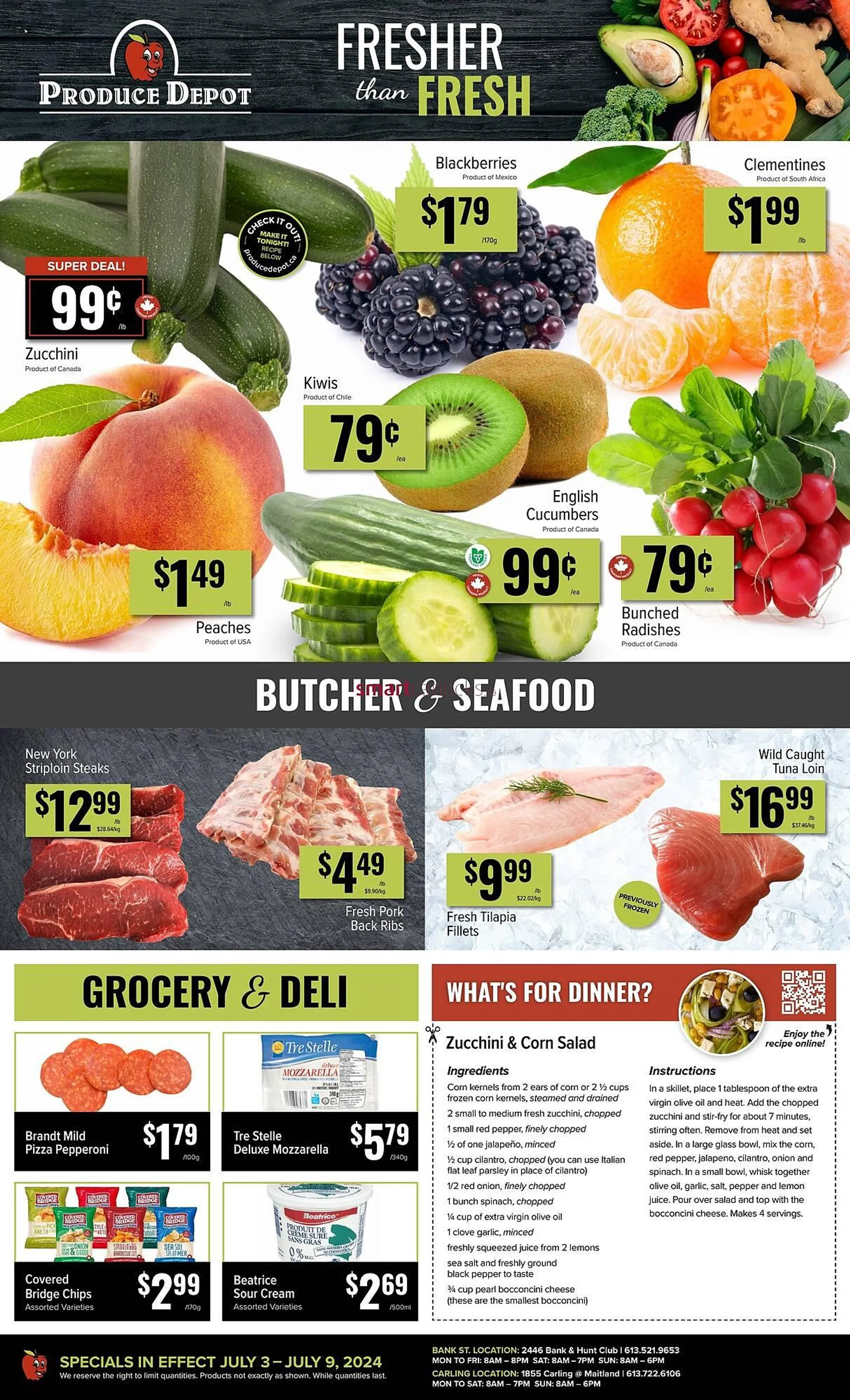 Produce Depot flyer - 1