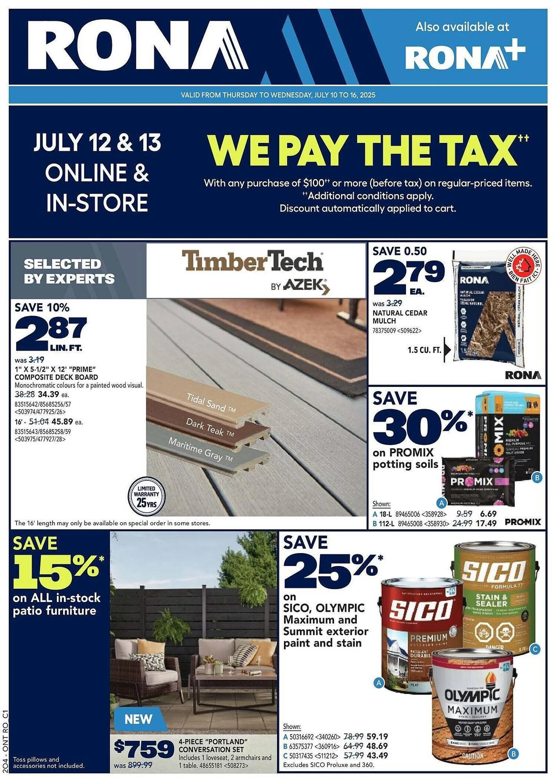 RONA flyer - 1