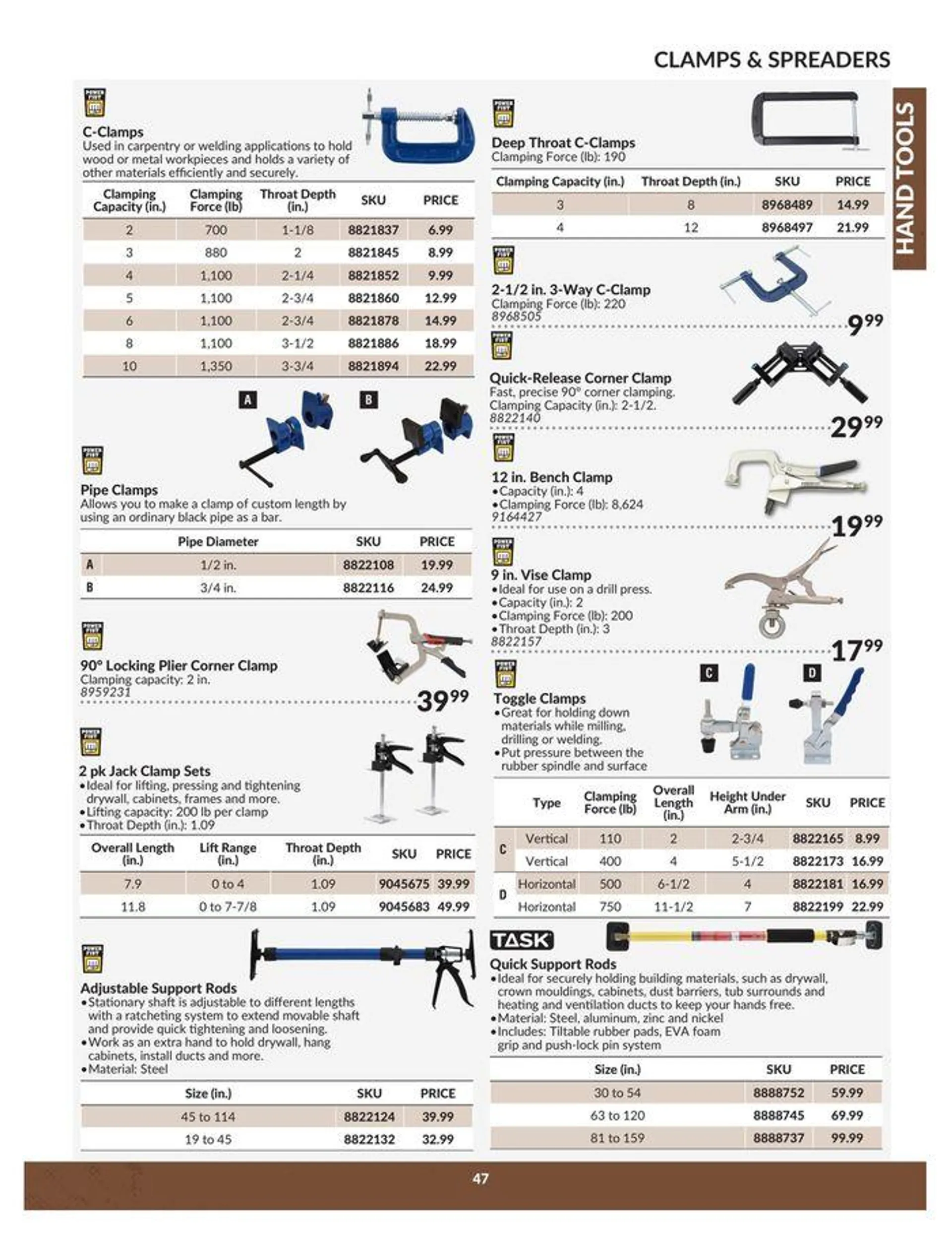 Hand Tools Catalogue from April 23 to April 22 2025 - flyer page 47