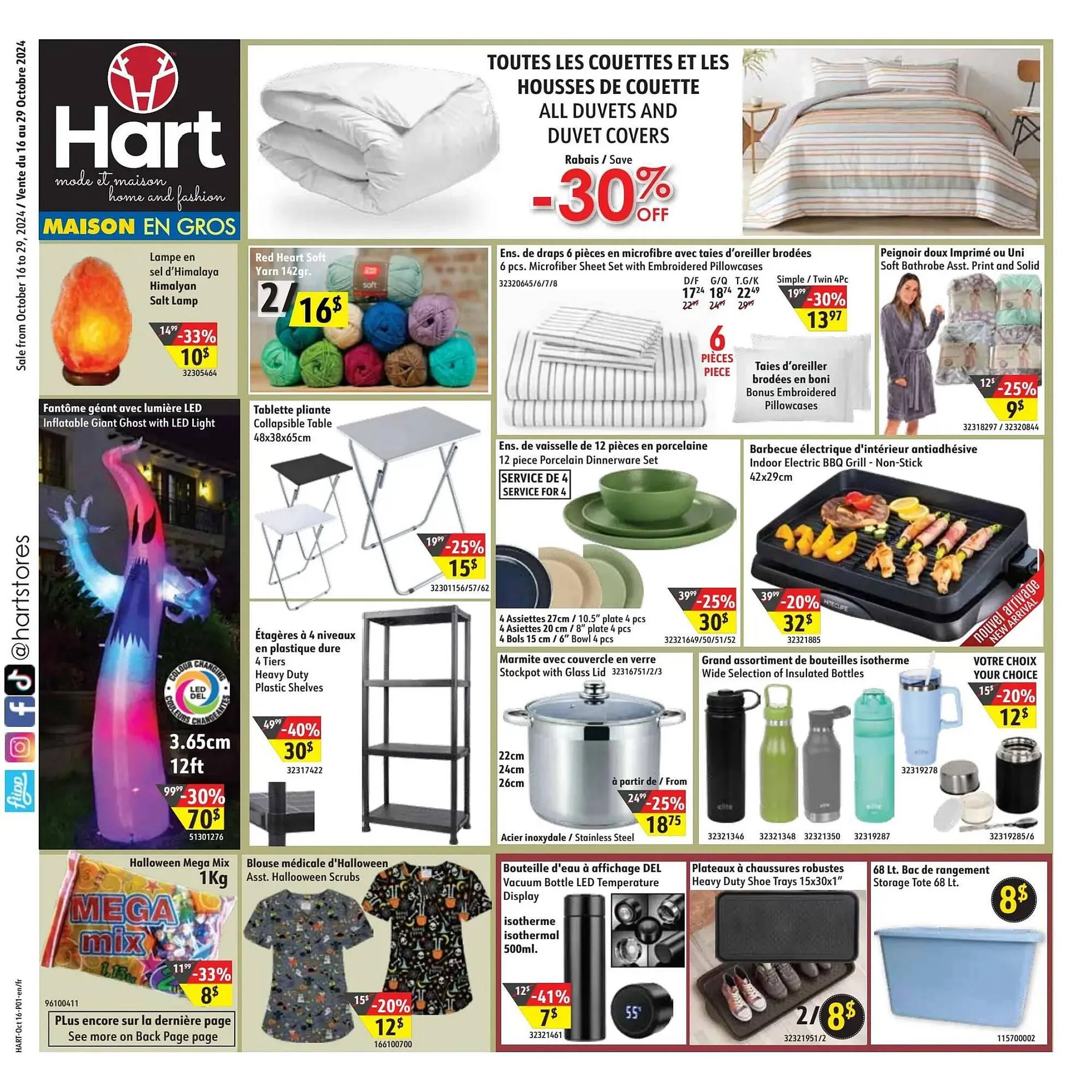 Hart flyer from October 14 to October 27 2024 - flyer page 1