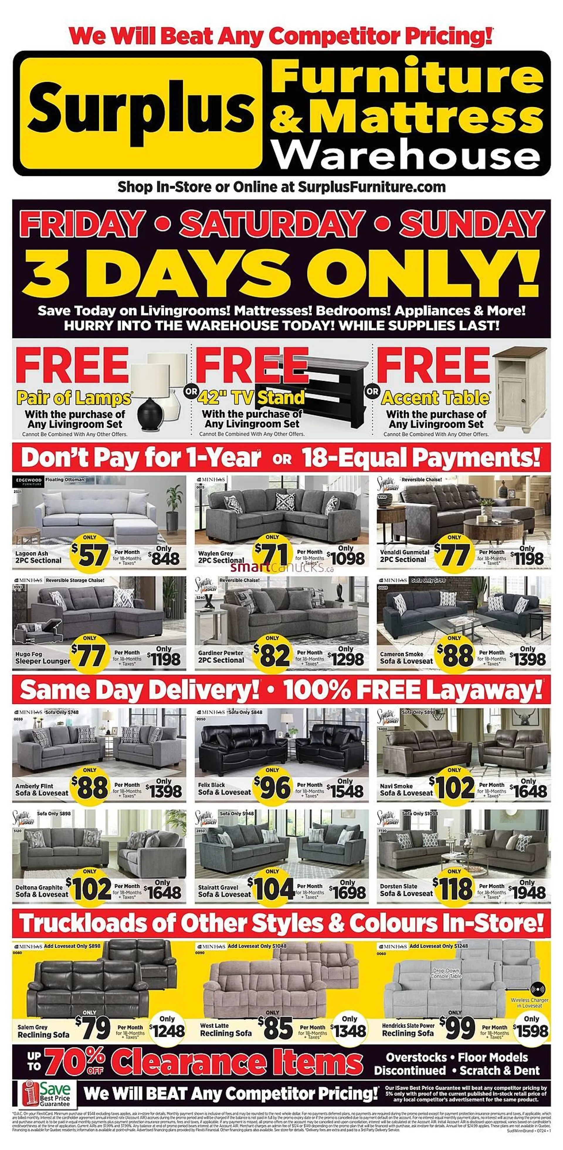 Surplus Furniture flyer - 1