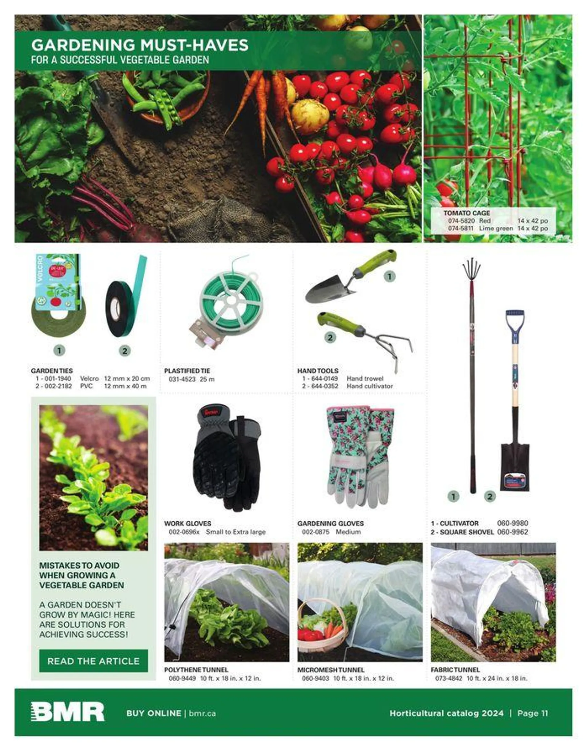 HORTICULTURAL CATALOG 2024 from April 11 to December 31 2024 - flyer page 11