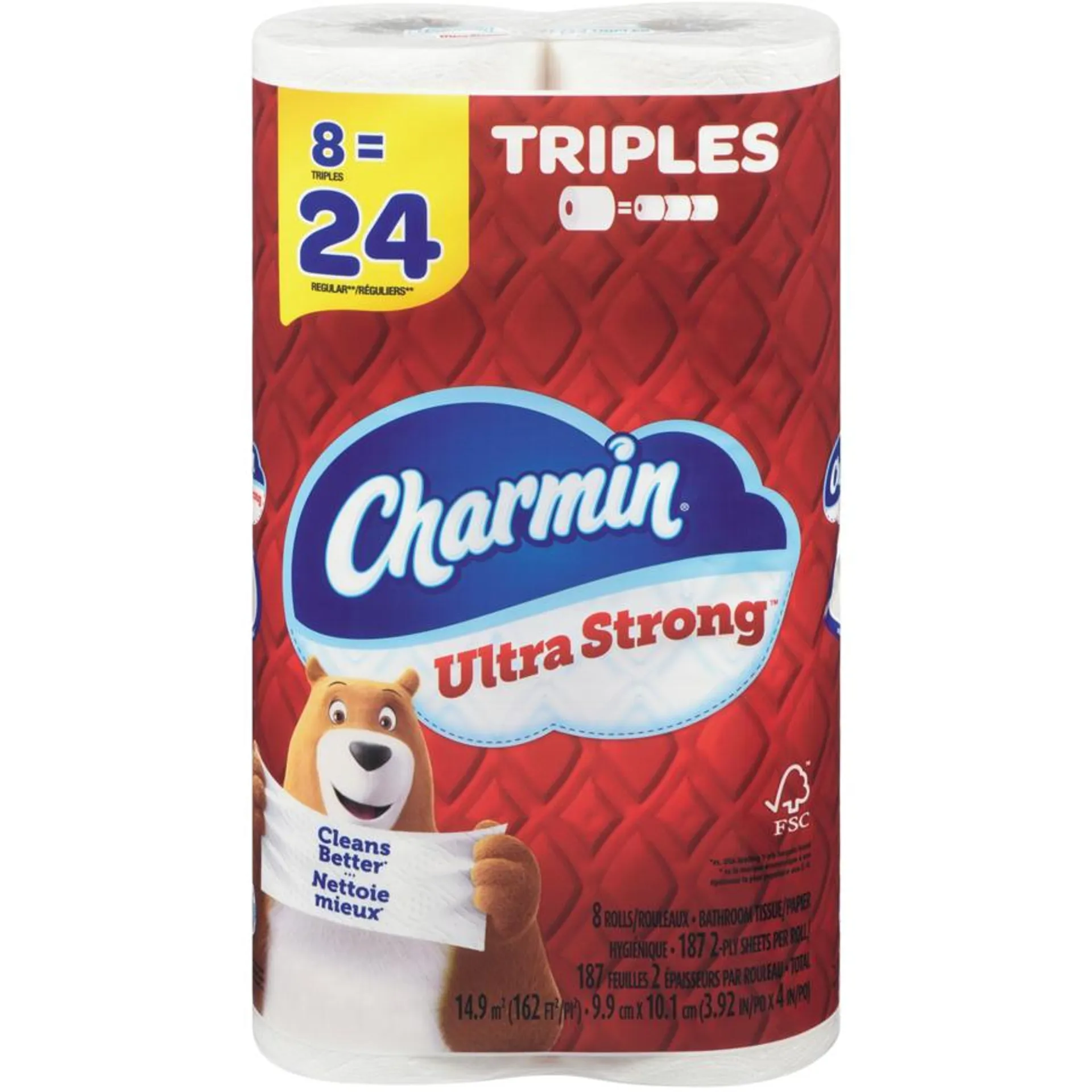 Toilet Paper Ultra Strong 8=24