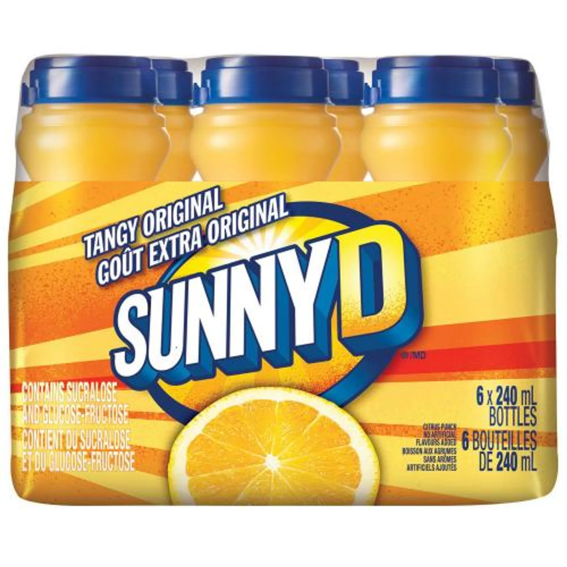 Sunny D Tangy Original, 6 ct, 240 mL