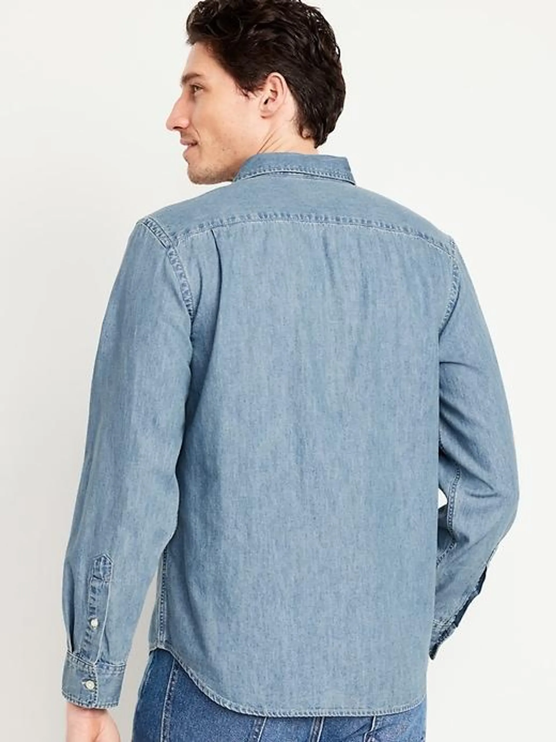 Classic Fit Chambray Shirt