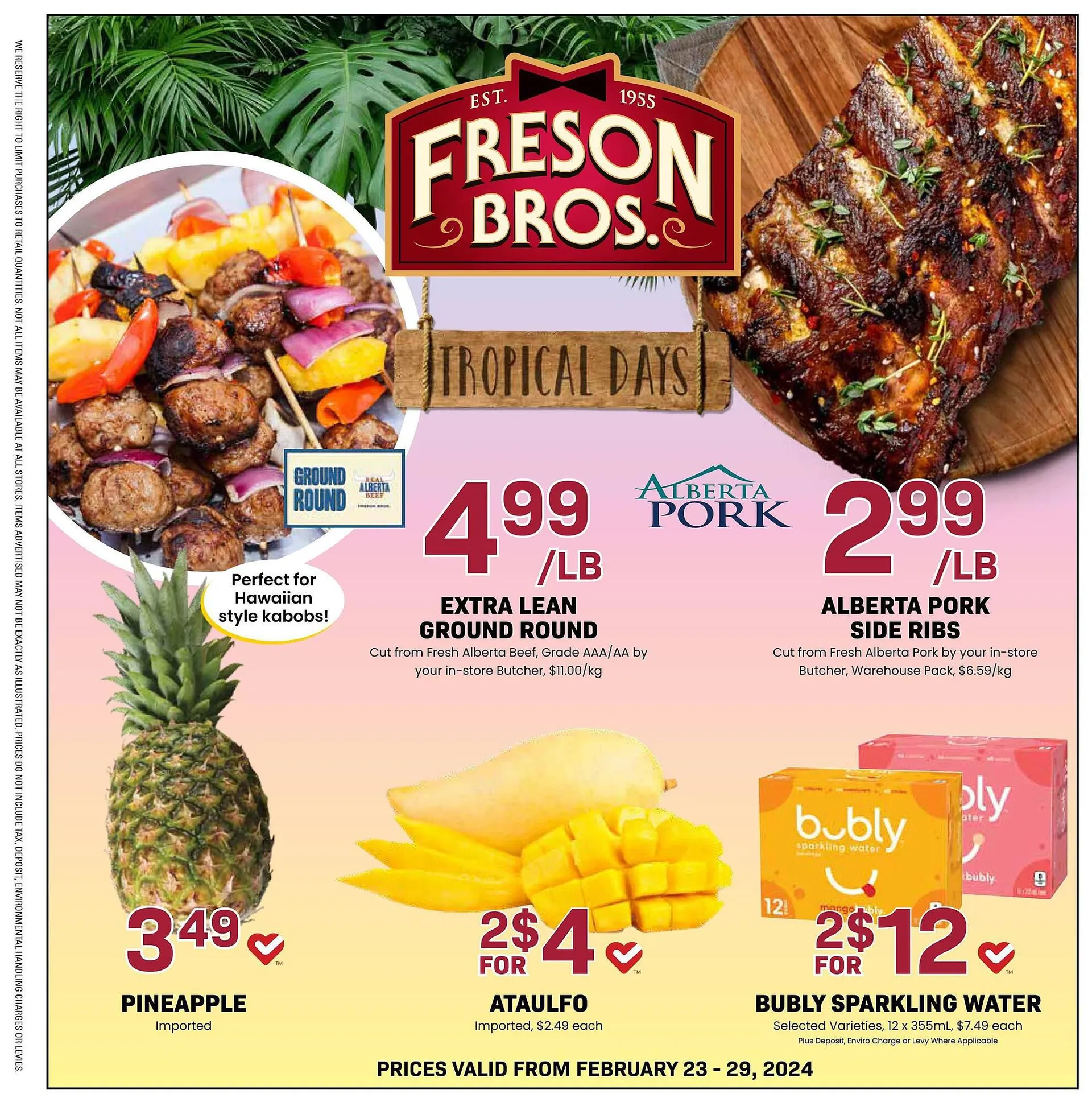 Freson Bros flyer from February 23 to February 29 2024 - flyer page 