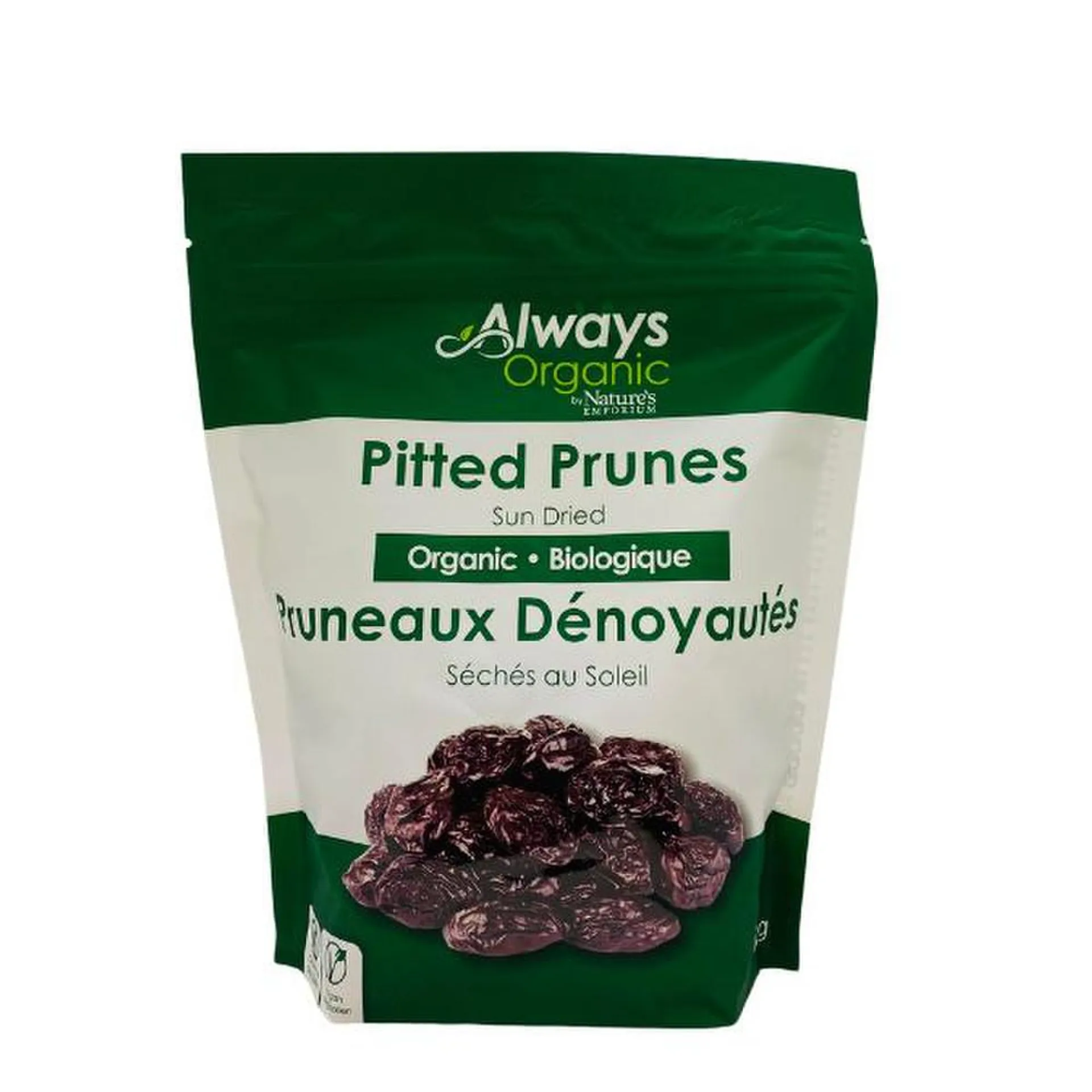 Always Organic Pitted Prunes Bag 500 g