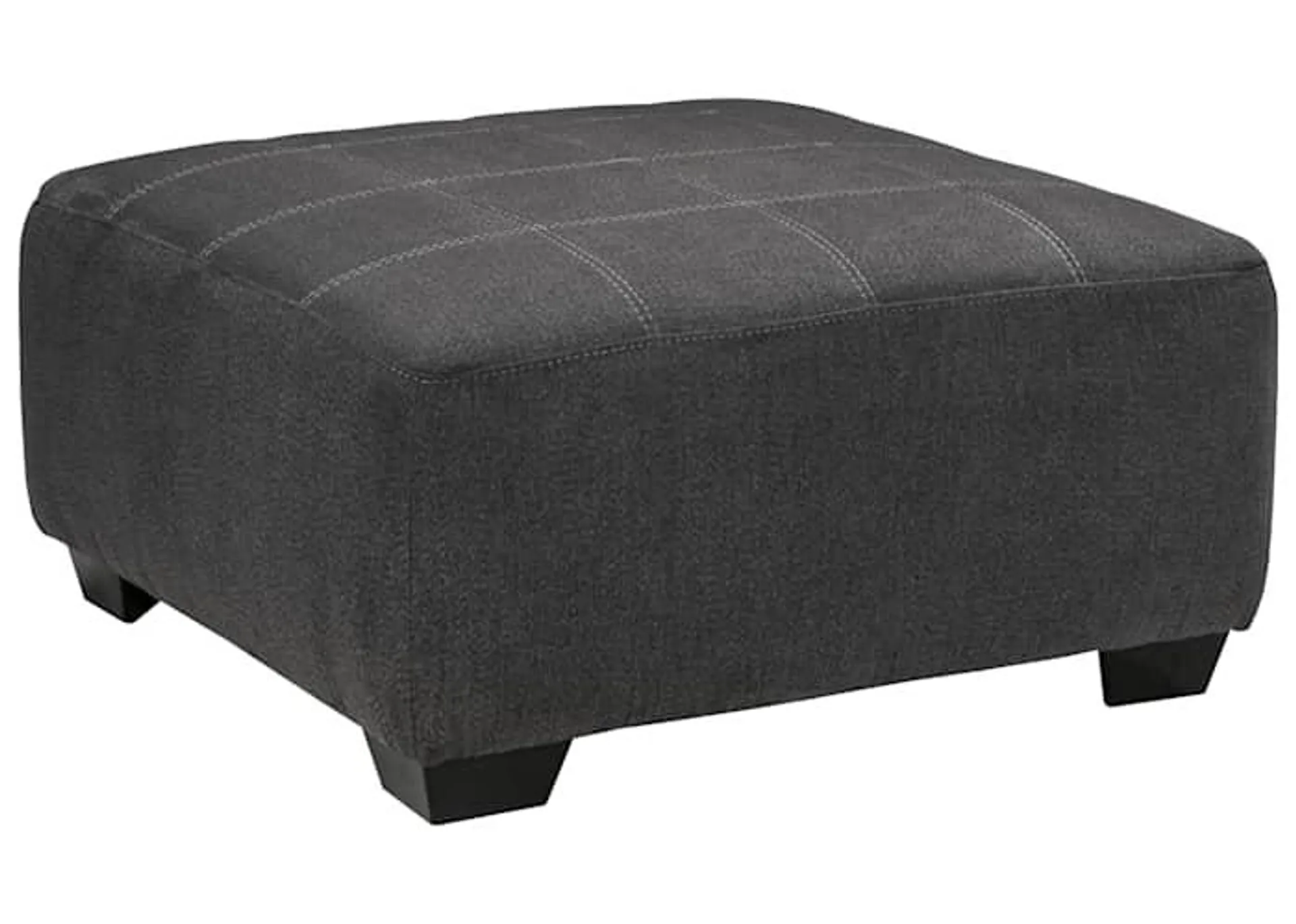 Ambee Oversized Accent Ottoman - Slate