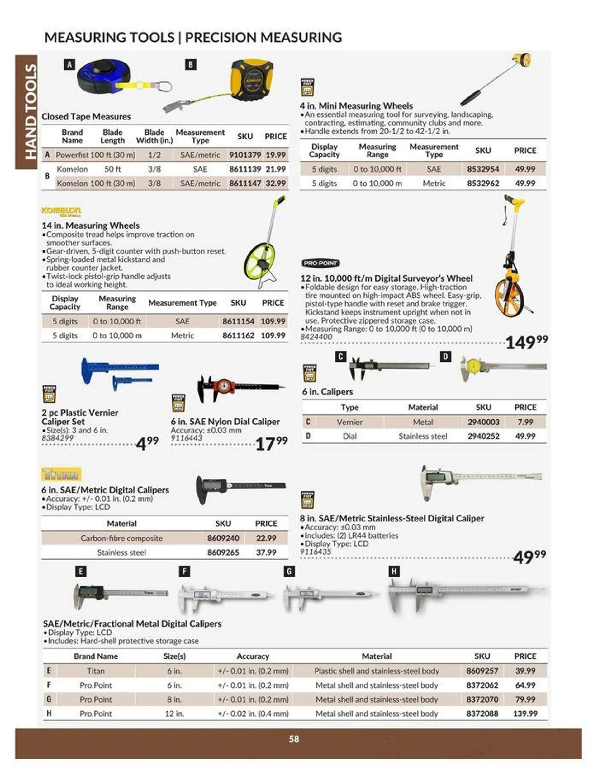 Hand Tools Catalogue from April 23 to April 22 2025 - flyer page 58