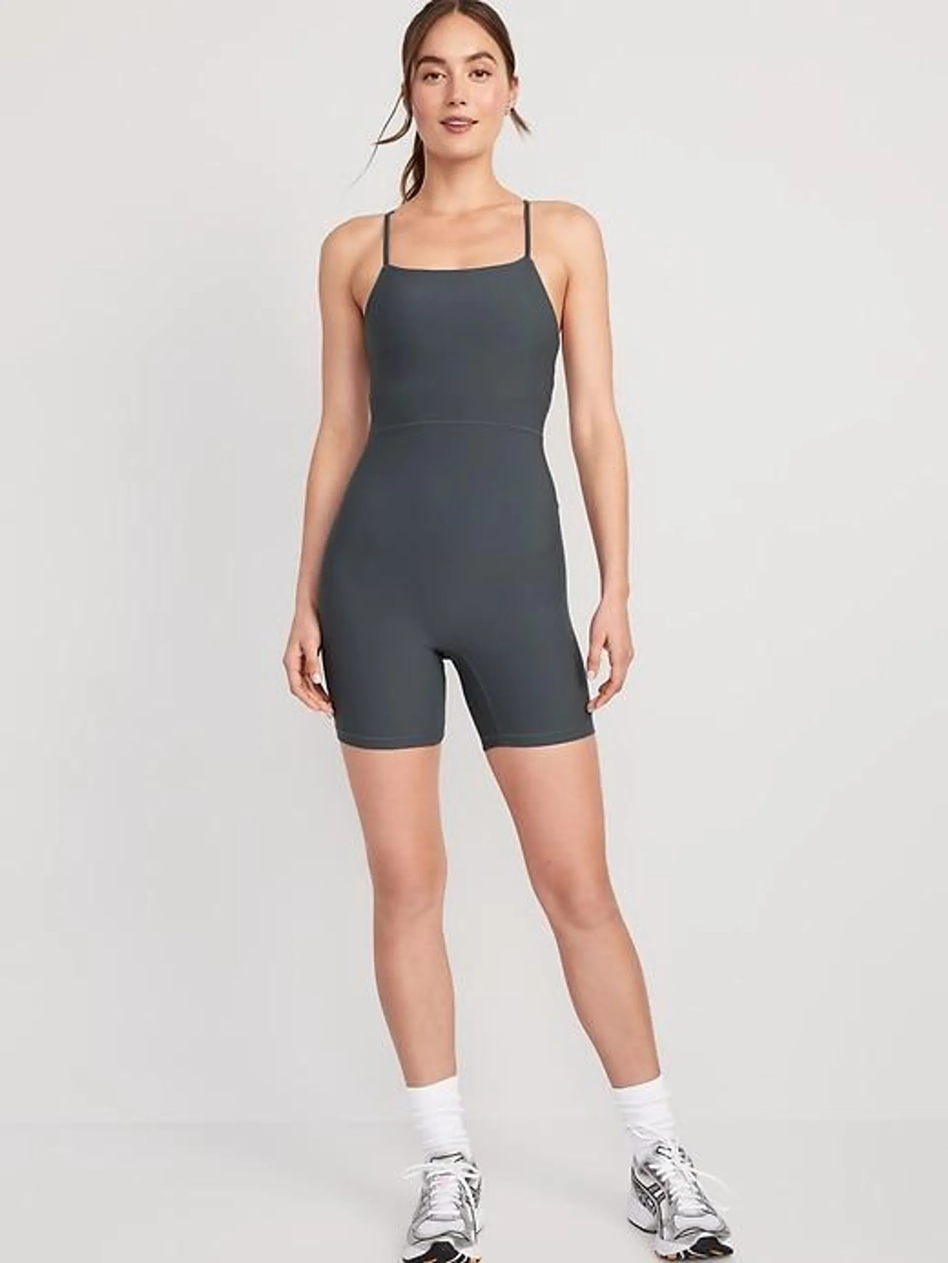 PowerLite Lycra® ADAPTIV Bodysuit -- 6-inch inseam