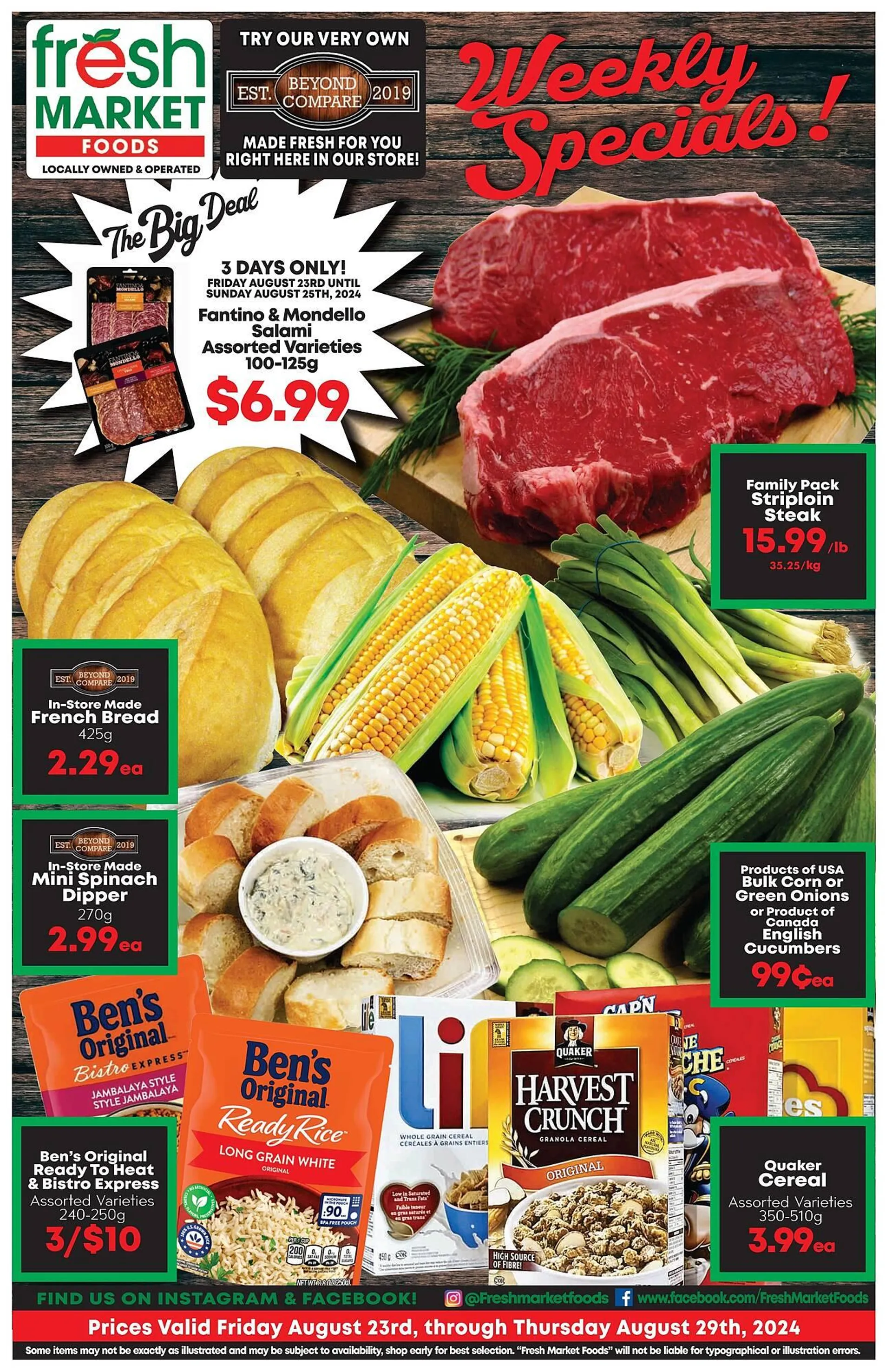 Fresh Market Foods flyer - 1