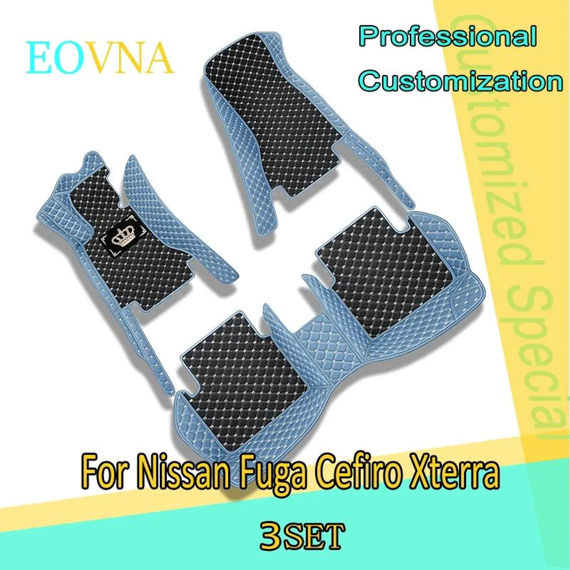 Custom Car Floor Mats For Nissan Fuga Cefiro Xterra Serena Auto Carpets Foot Coche Accessorie