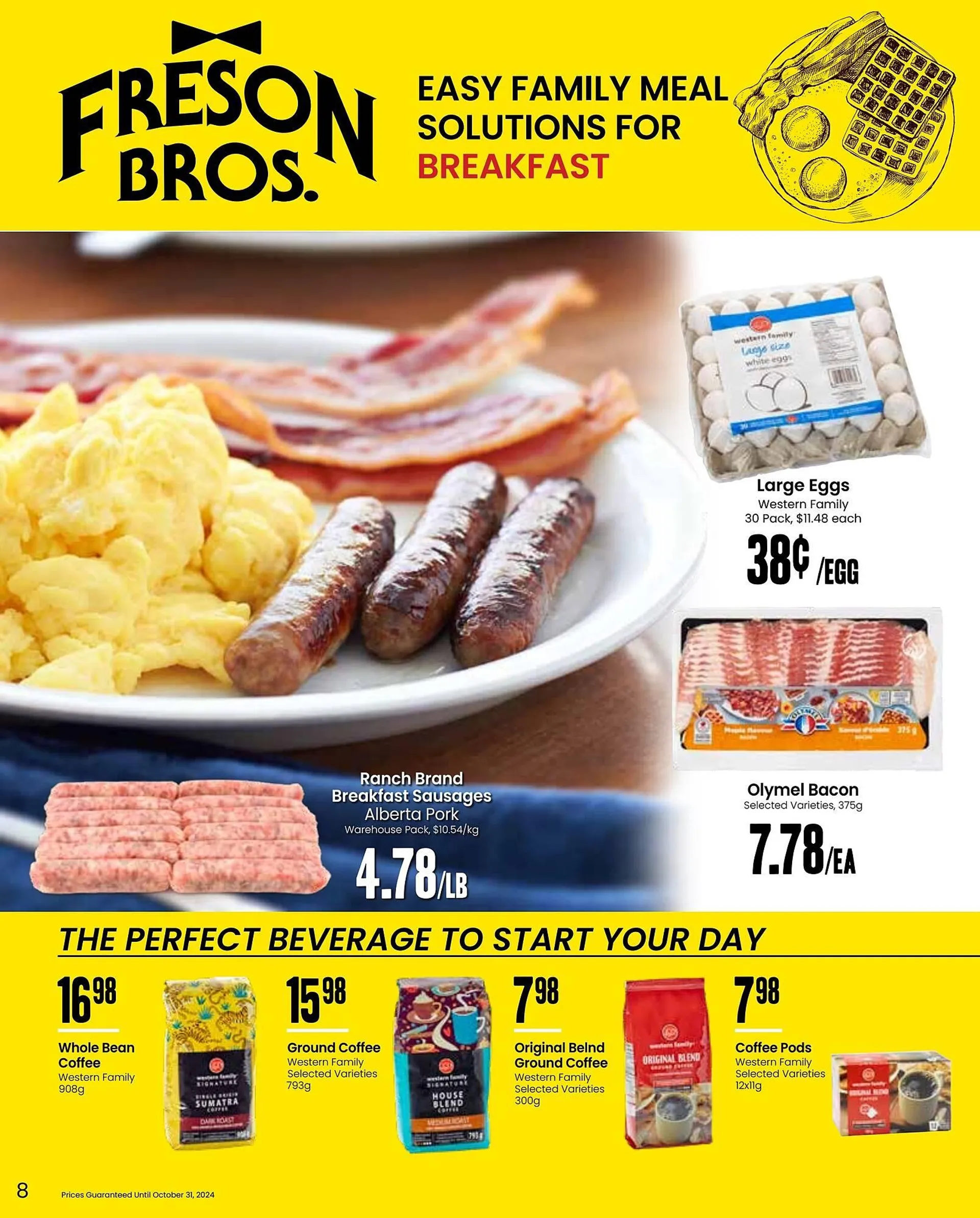 Freson Bros flyer from September 27 to October 31 2024 - flyer page 8