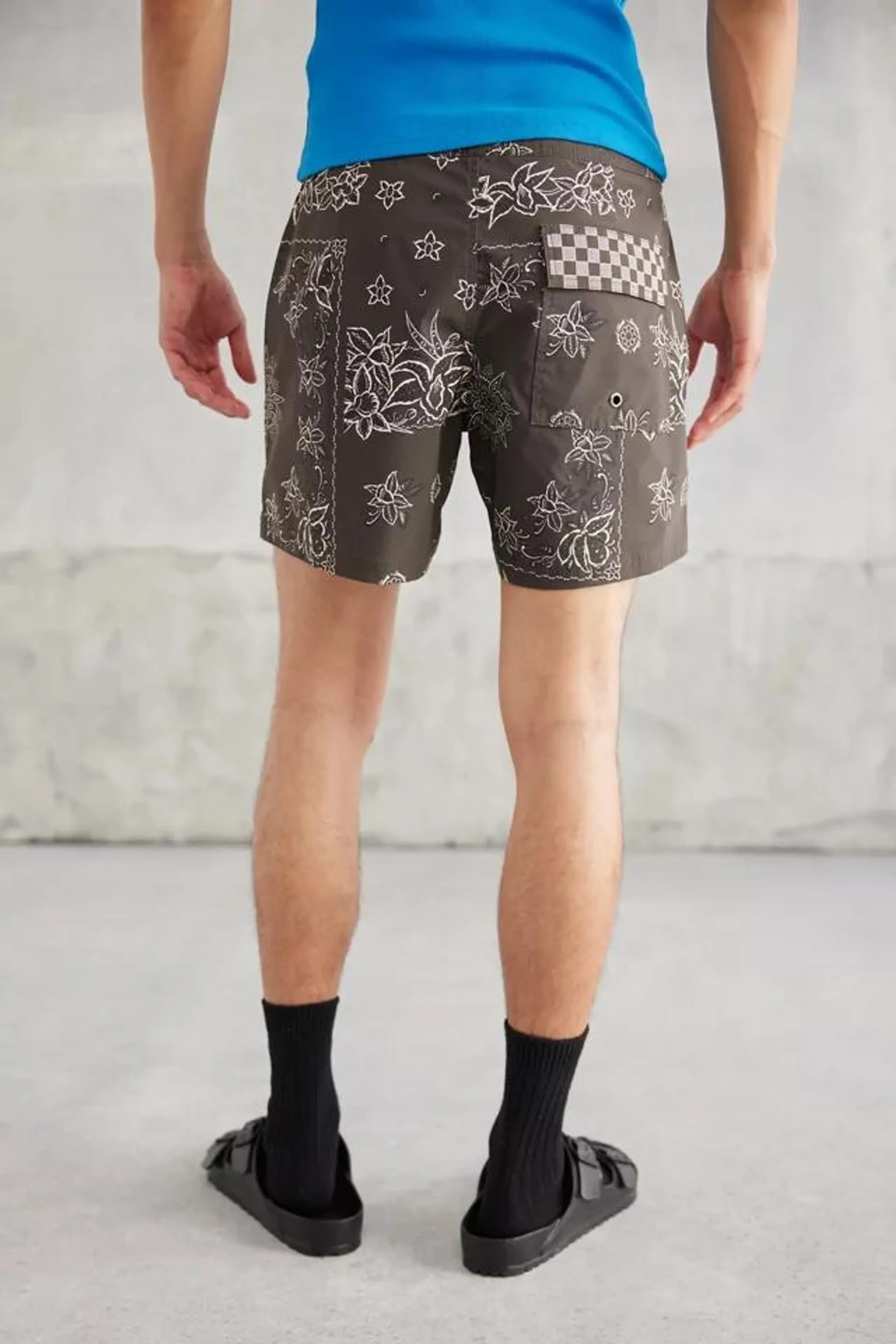 Standard Cloth Printed Fixed Waist Board Short