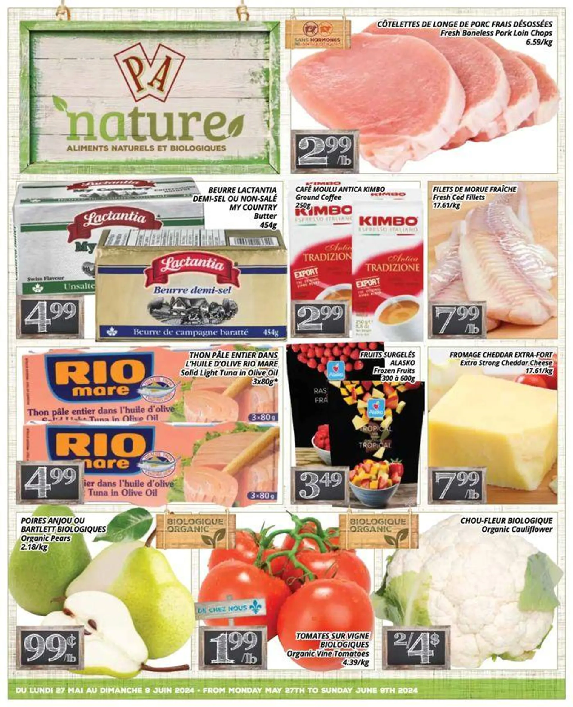 PA Nature ALIMENTS NATURELS ET BIOLOGIQUES - 1