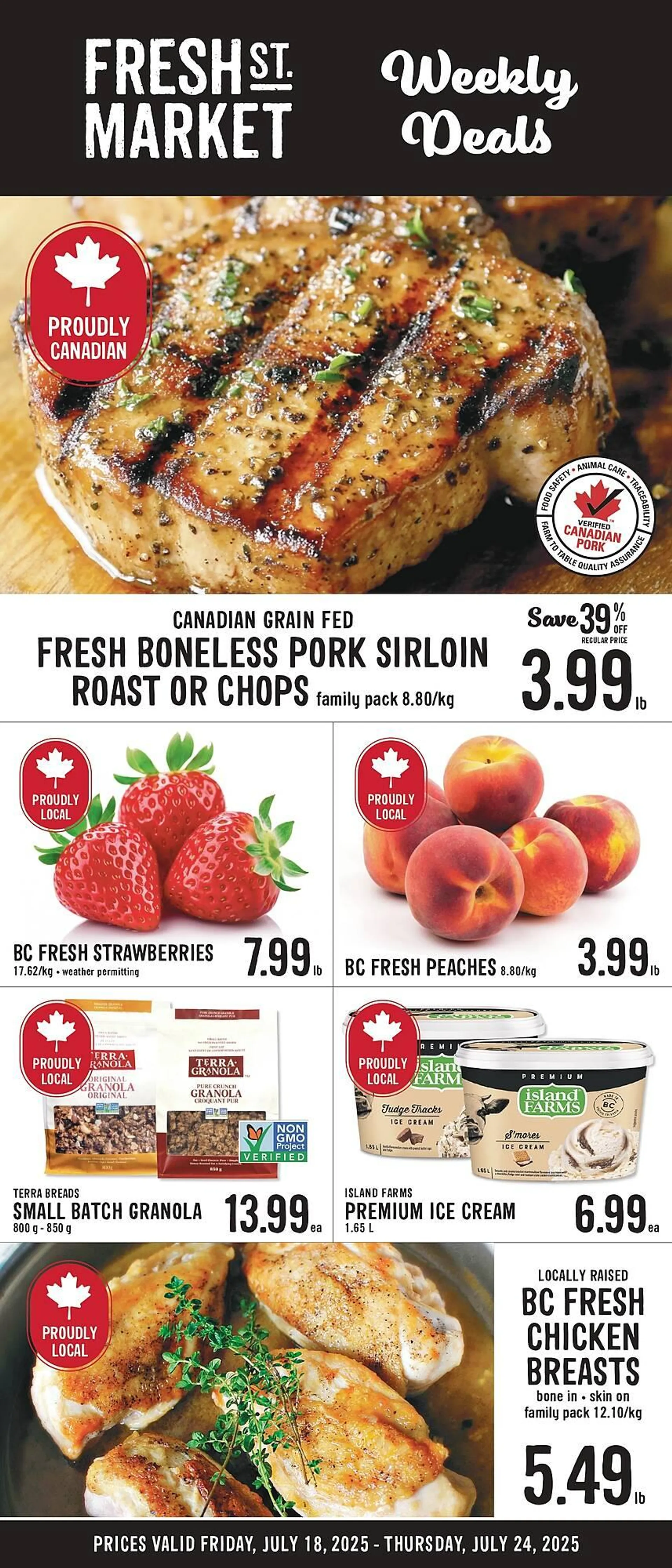 Fresh St Market flyer from July 17 to July 23 2025 - flyer page 1