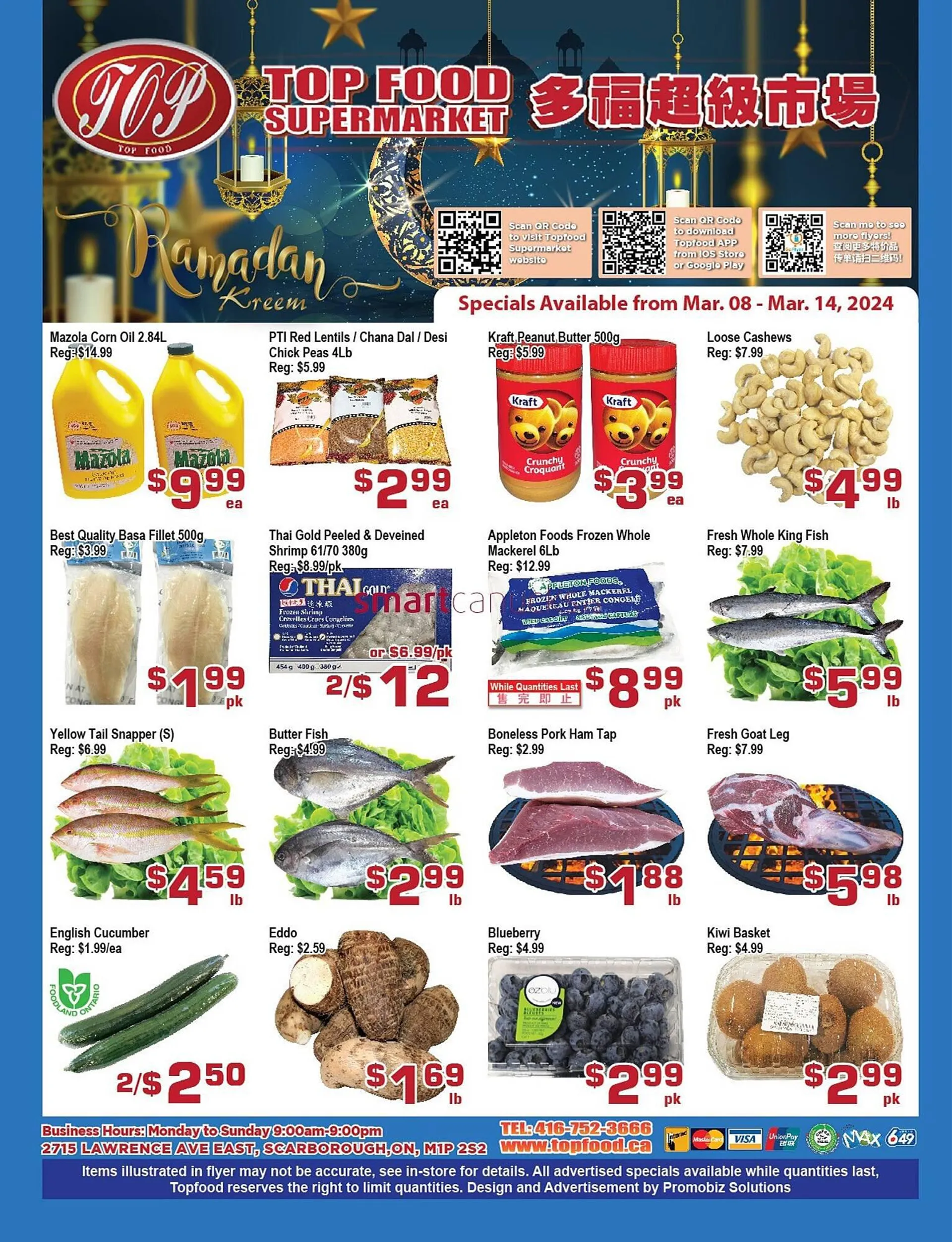 Top Food Supermarket flyer from March 8 to March 14 2024 - flyer page 1