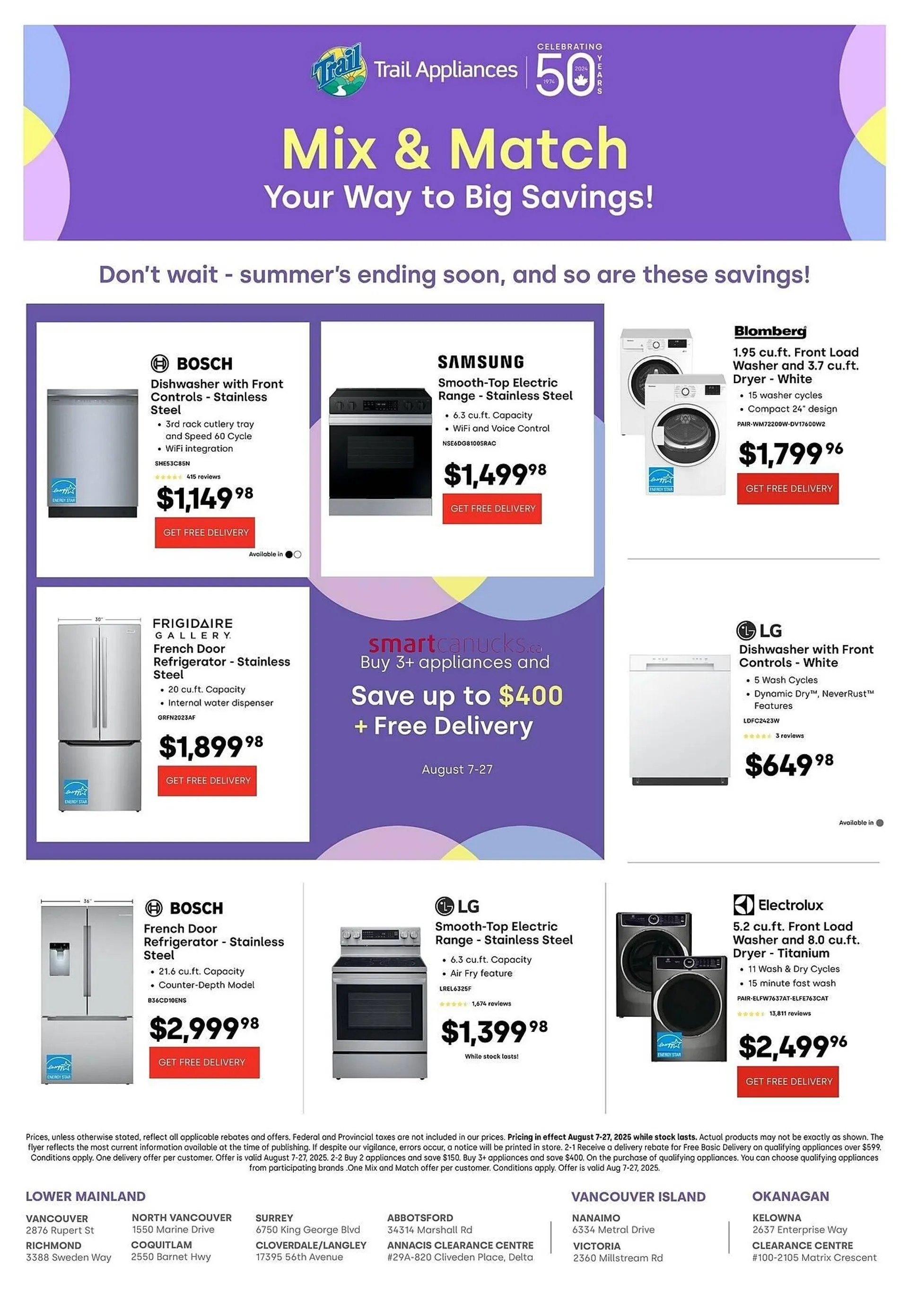 Trail Appliances flyer - 1