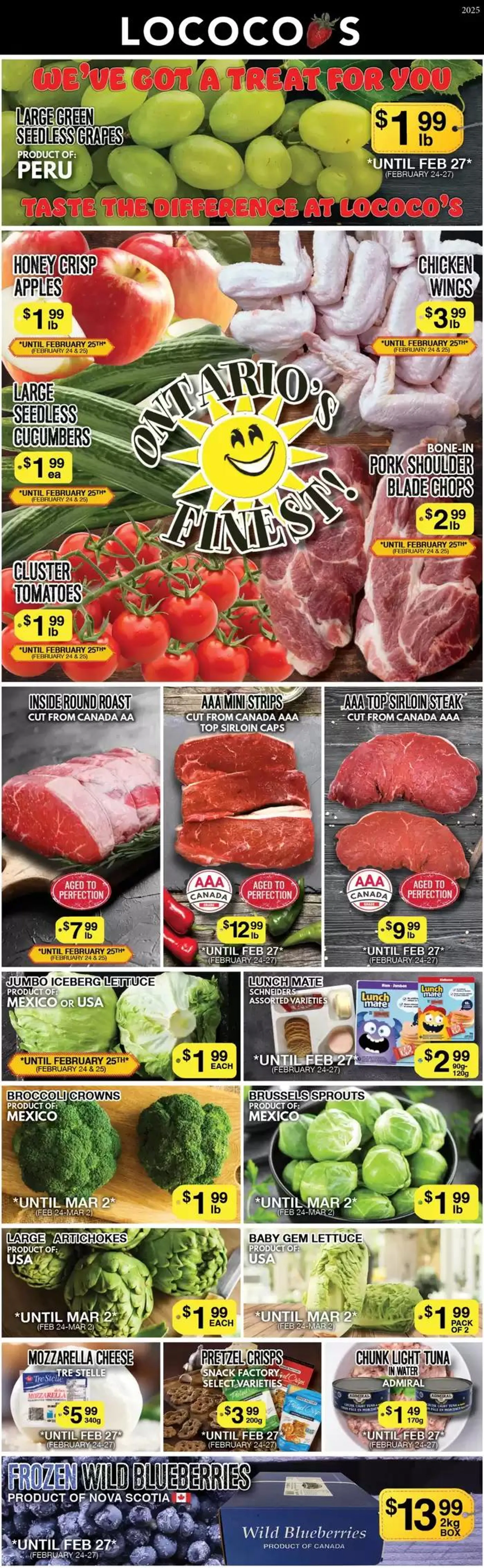 Lococos weekly flyer - 1