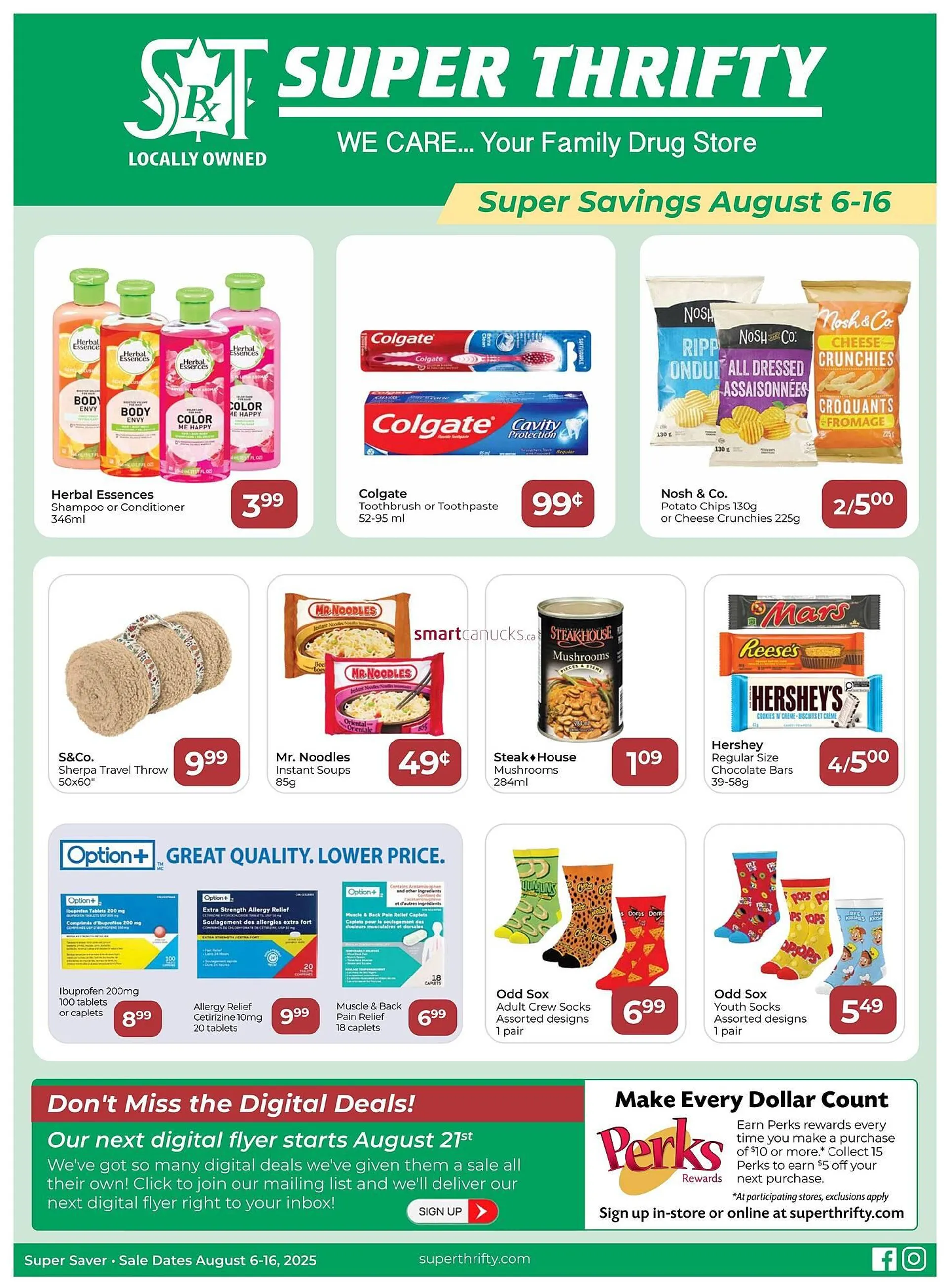 Super Thrifty flyer from August 6 to August 12 2025 - flyer page 1