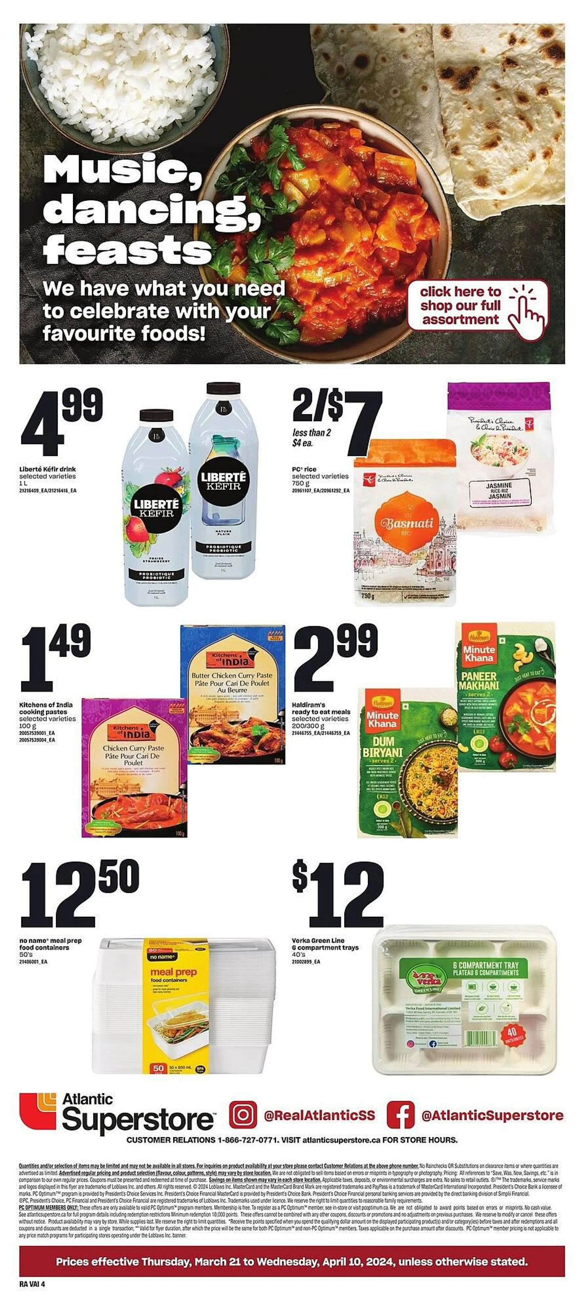 Atlantic Superstore flyer from March 21 to April 10 2024 - flyer page 4