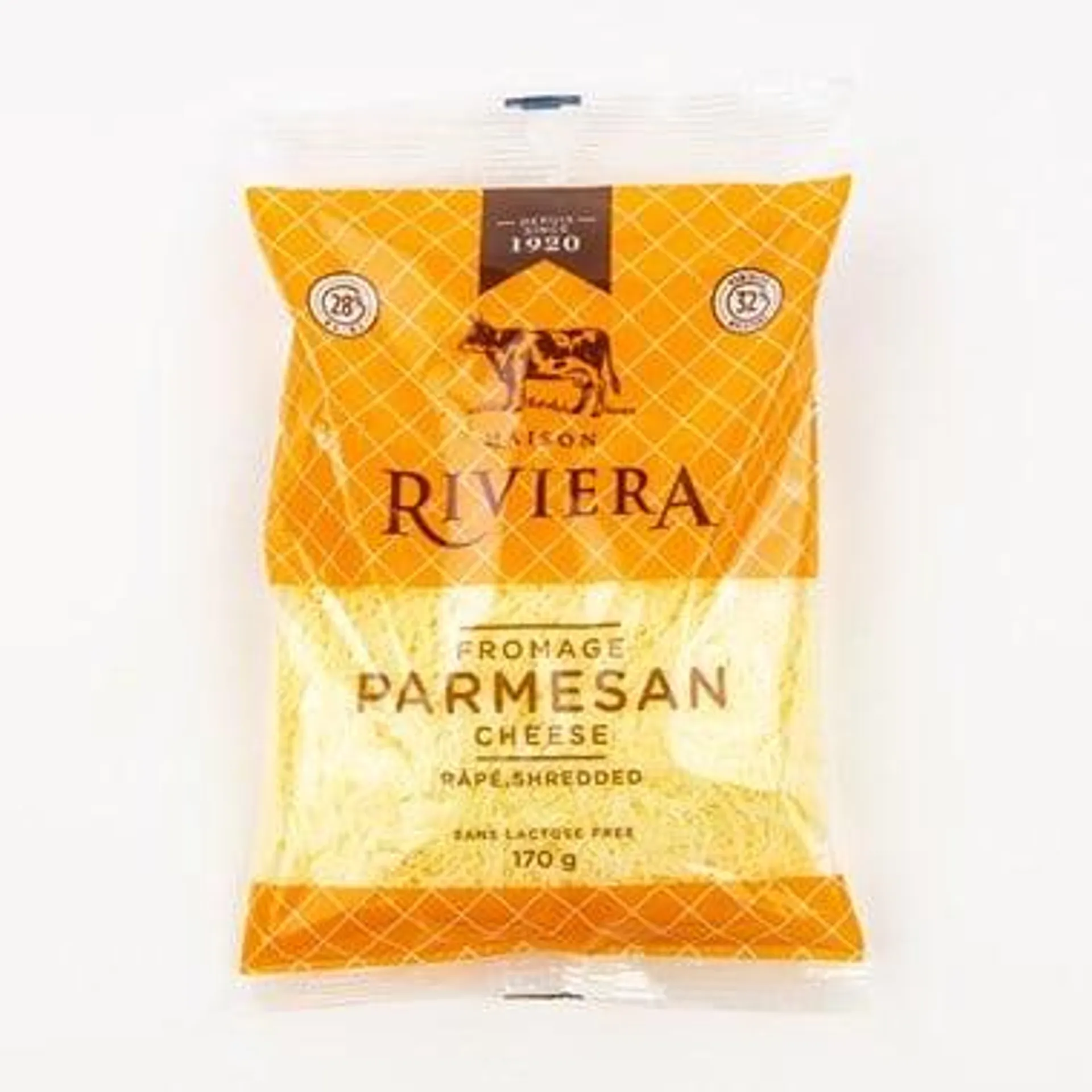 Parmesan râpé sans lactose 170 g