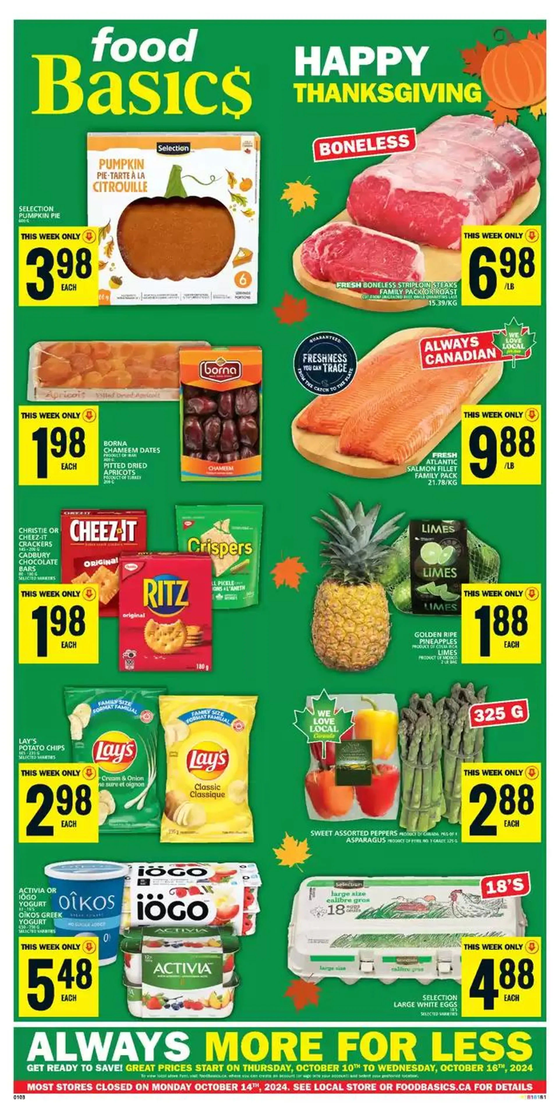 Food Basics weekly flyer from October 10 to October 16 2024 - flyer page 2