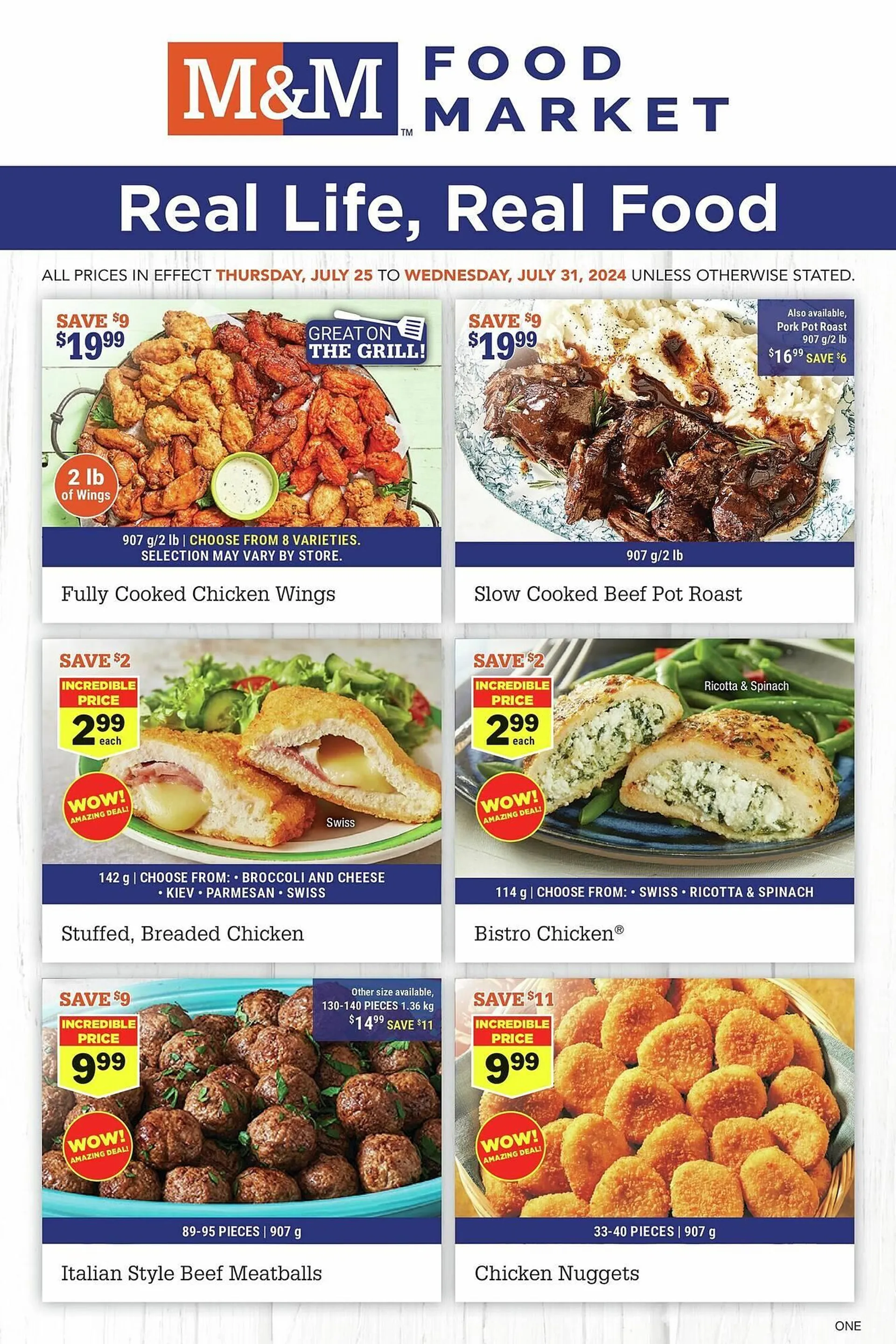M & M Food Market flyer - 1