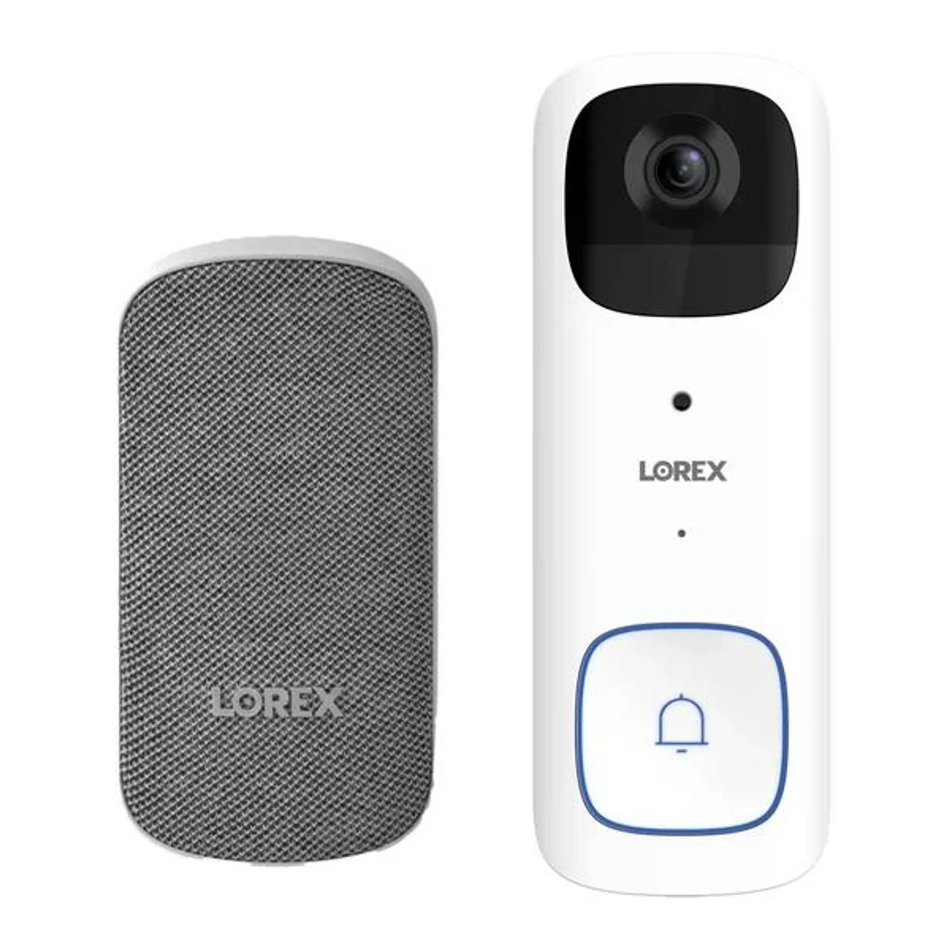 Lorex 4K Wired Video Doorbell with Wi-Fi Chimebox