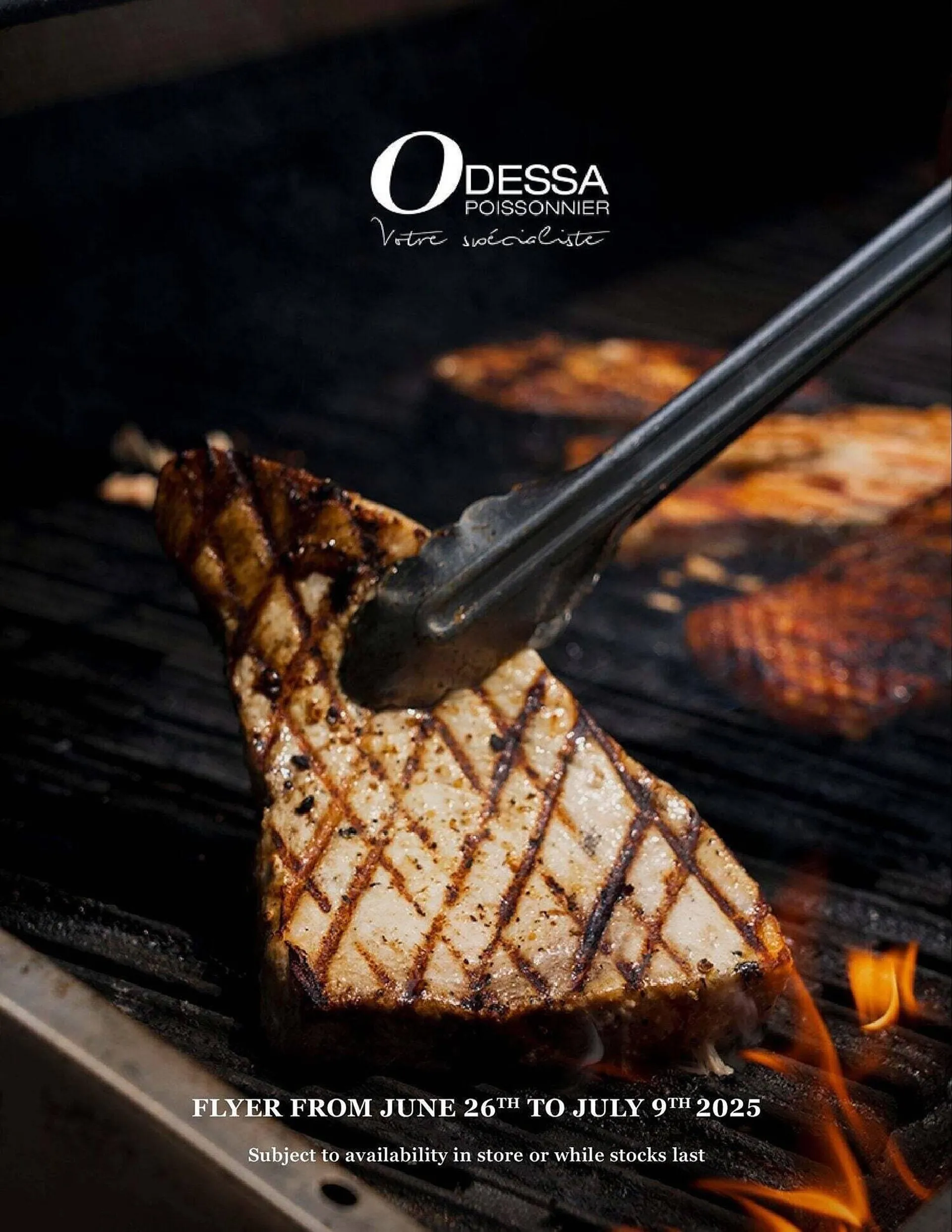 Odessa Poissonnier flyer from June 26 to July 3 2025 - flyer page 1