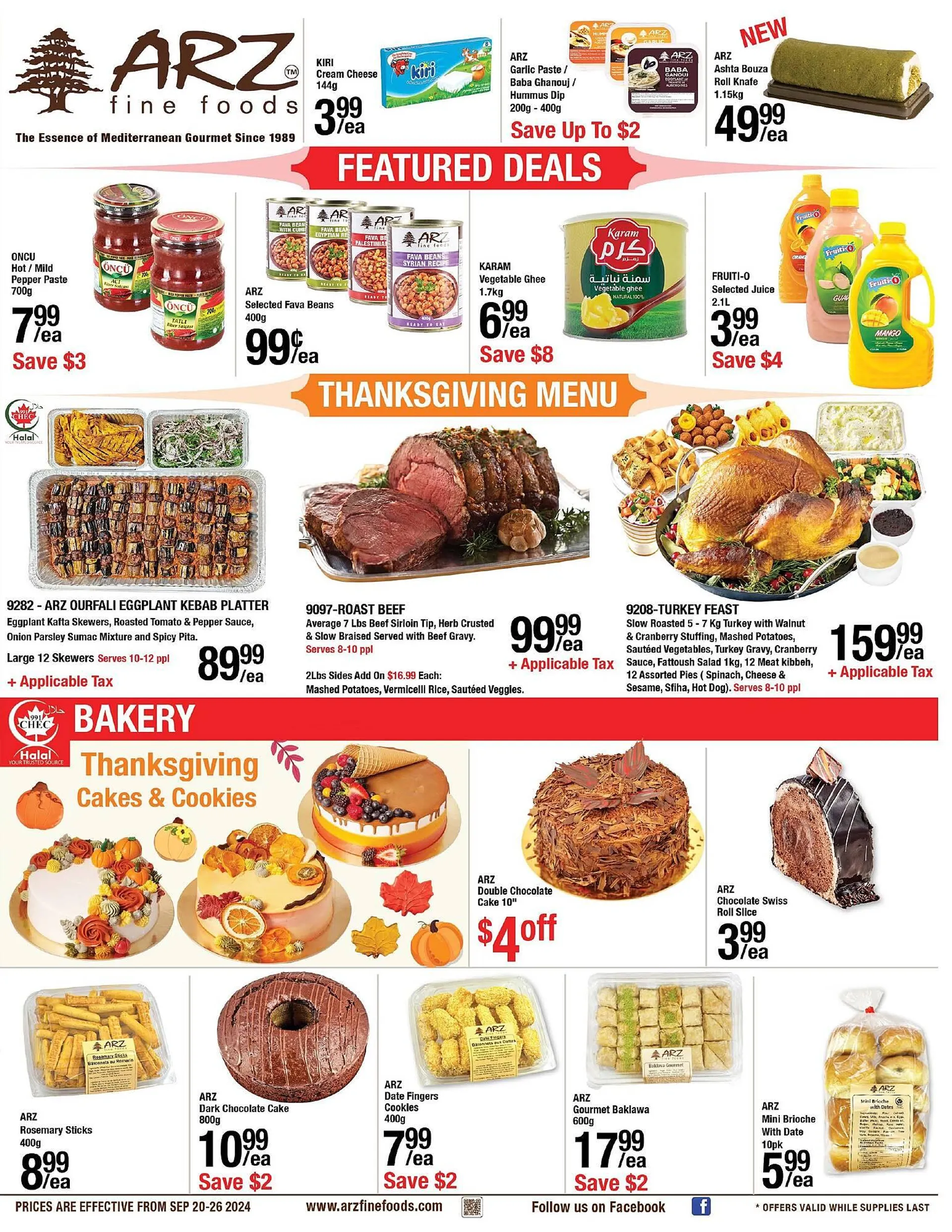 Arz Fine Foods flyer - 1