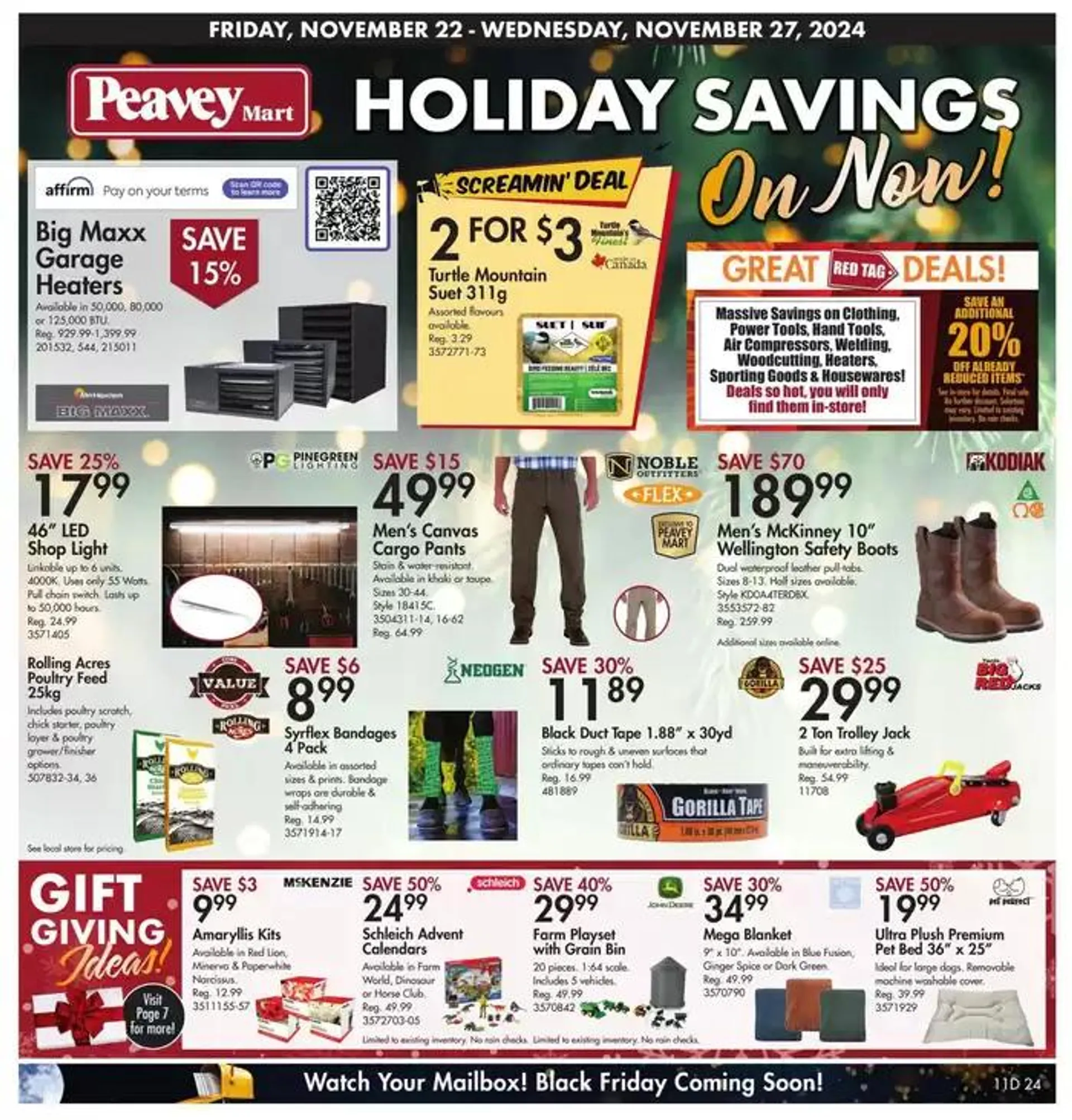 Holiday Savings  - 1