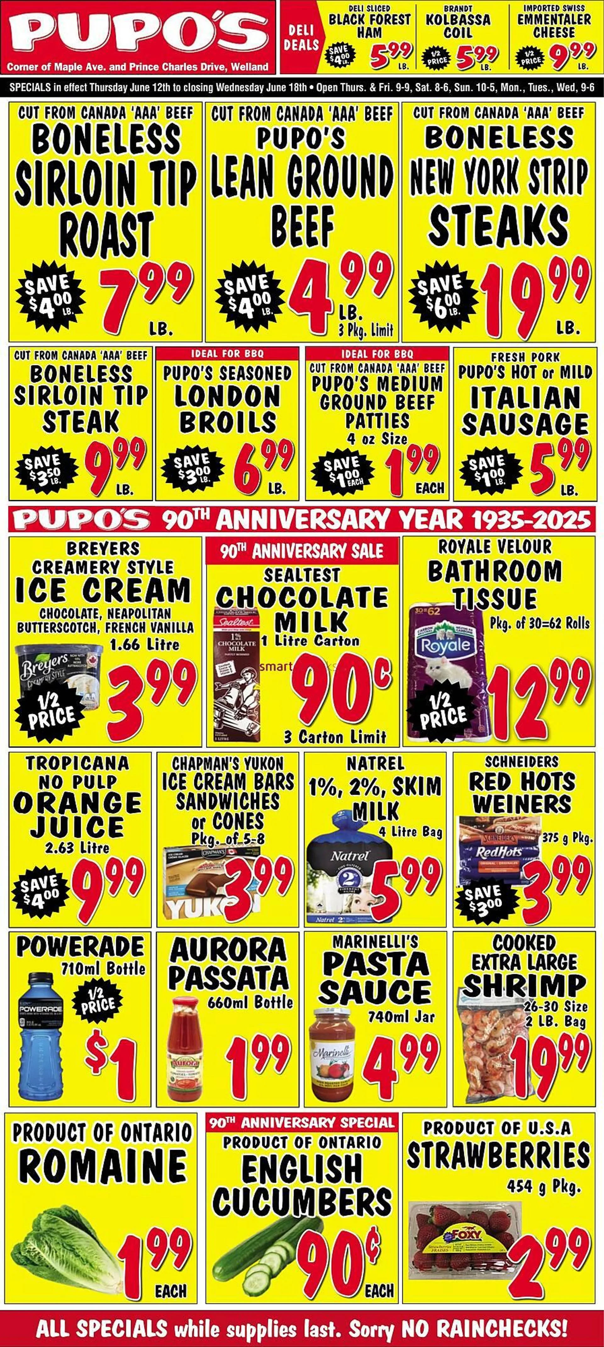 Pupo's Food Market flyer from June 12 to June 18 2025 - flyer page 1