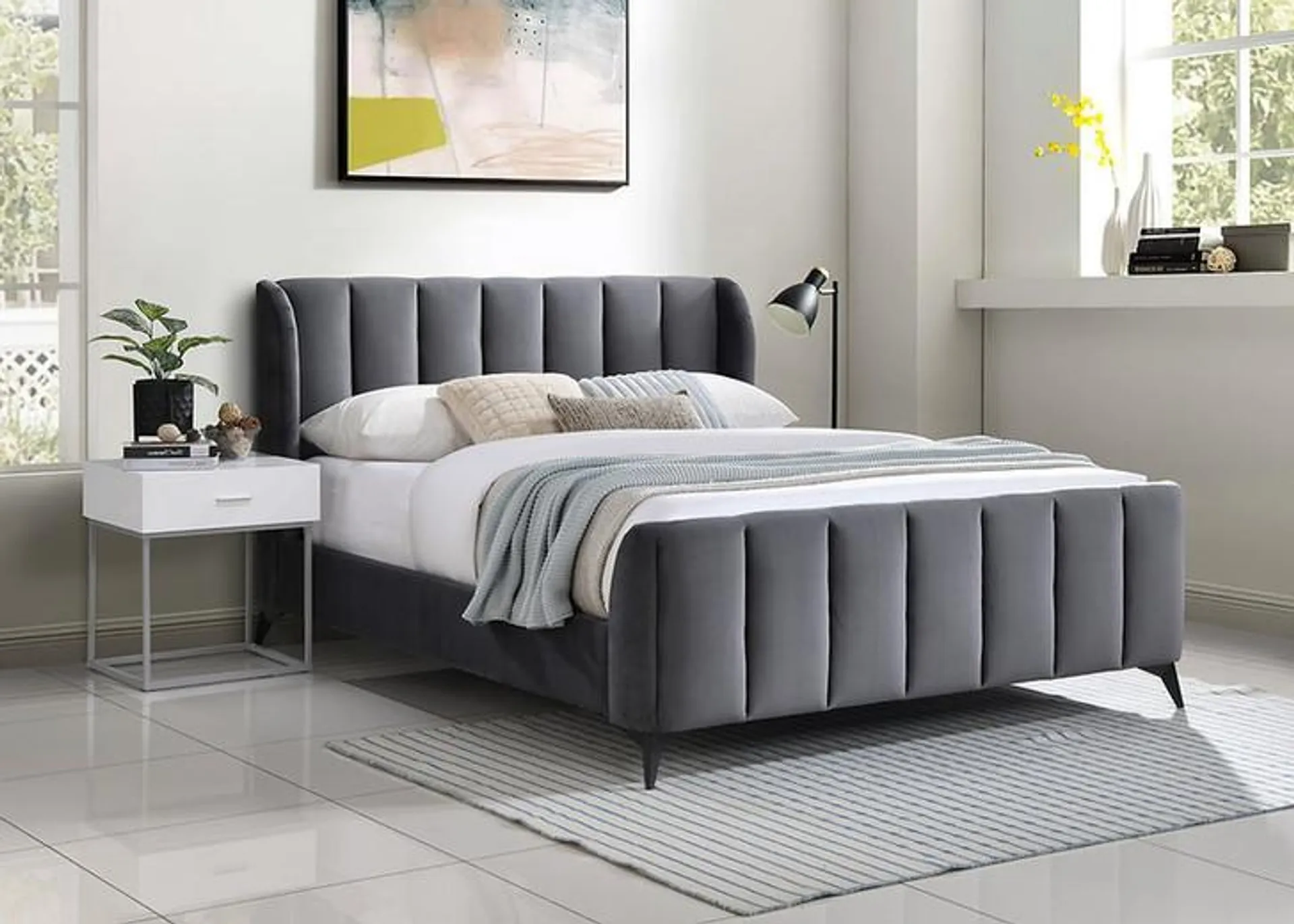 Skyla Upholstered Platform Bed