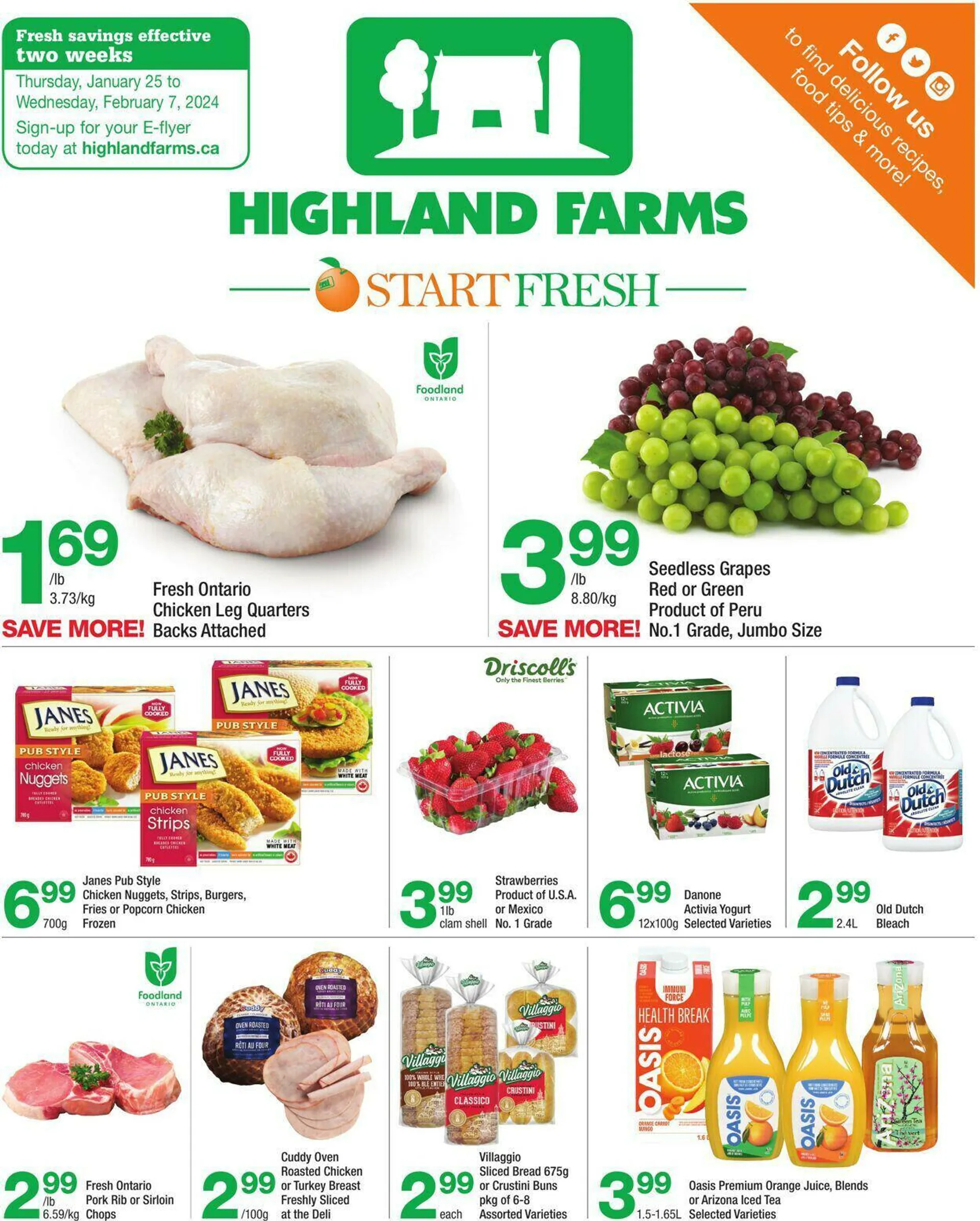 Highland Farms Current flyer from January 25 to February 7 2024 - flyer page 
