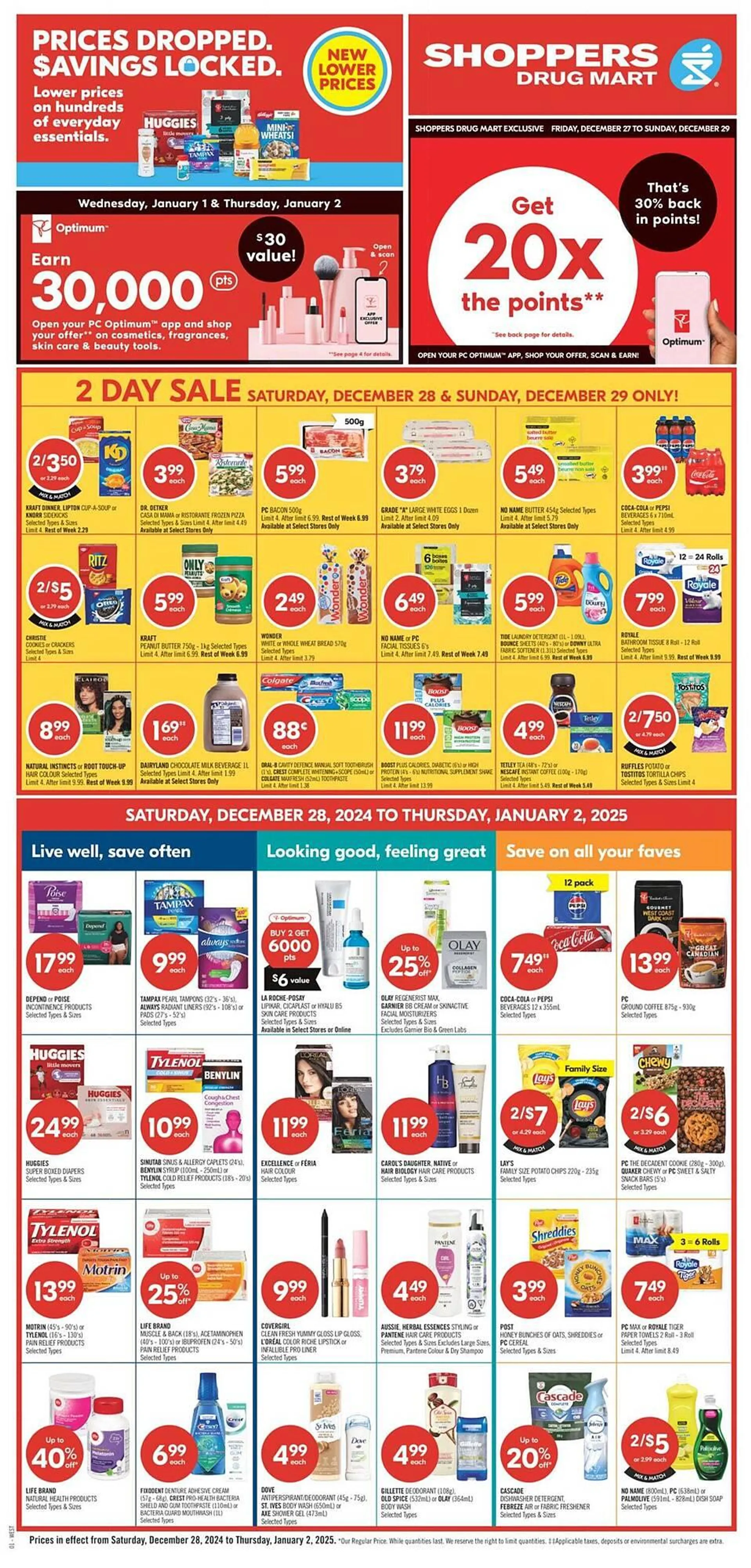 Shoppers Drug Mart flyer from December 28 to January 6 2025 - flyer page 3