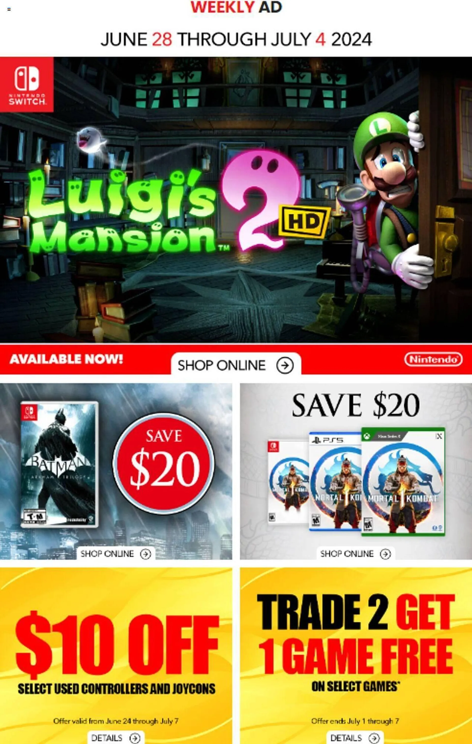 EB Games flyer - 1