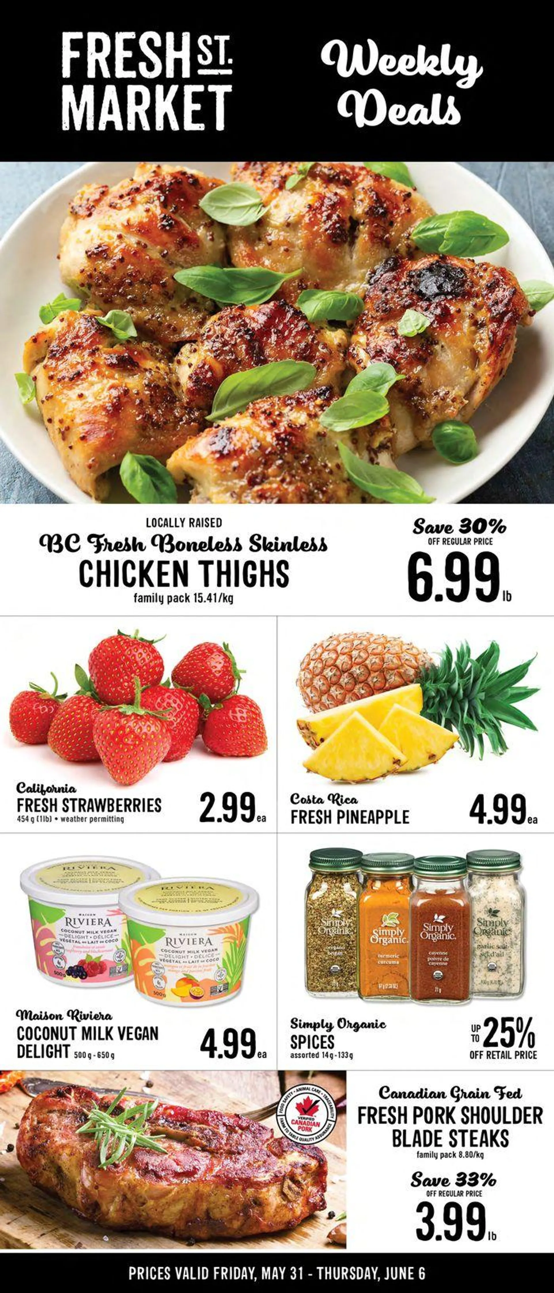 Fresh St Market Weekly Special from May 31 to June 14 2024 - flyer page 1