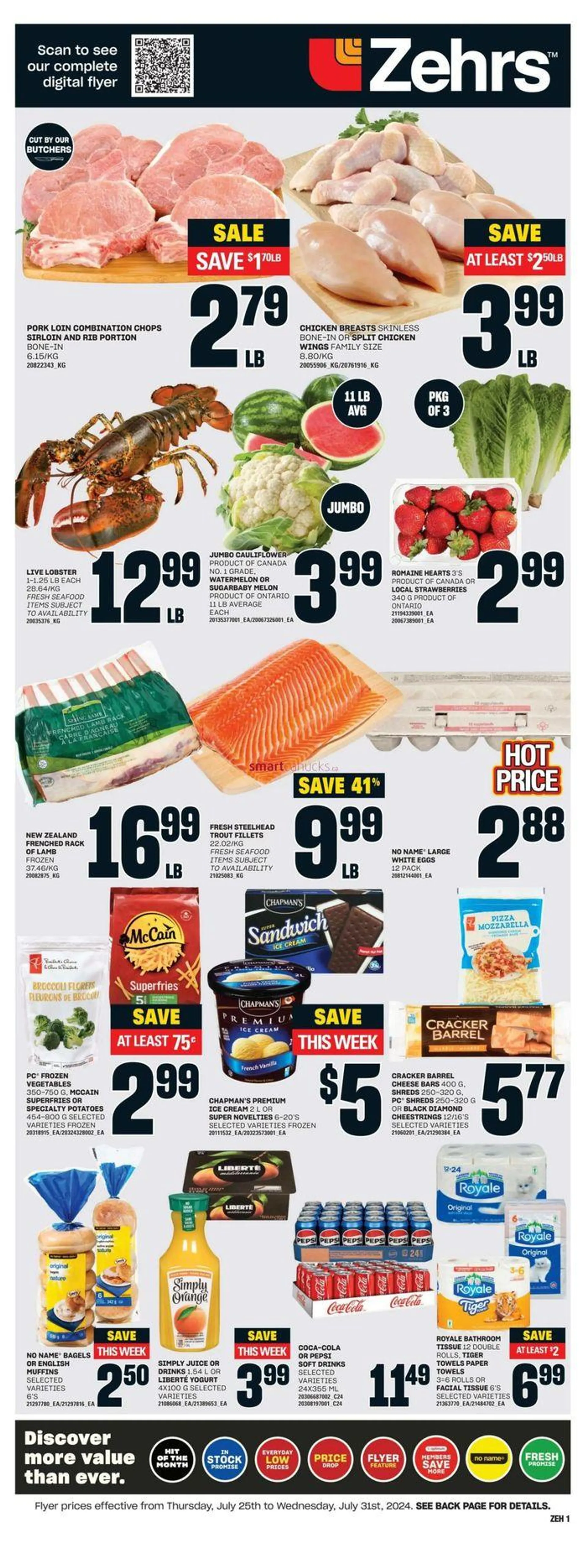 Zehrs Markets weeky flyer from July 25 to July 31 2024 - flyer page 8