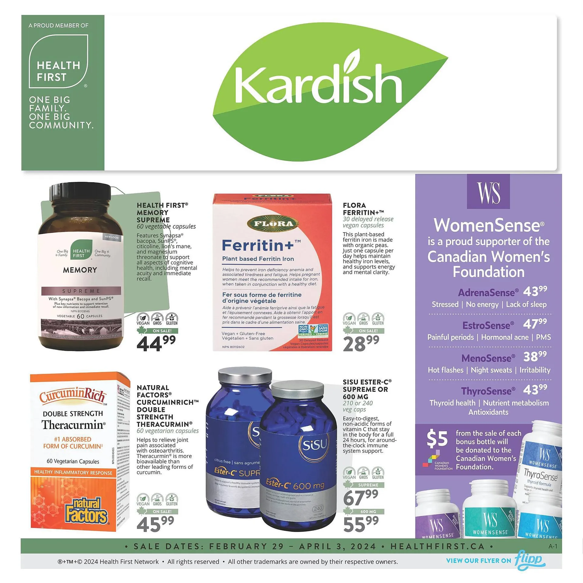 Kardish flyer from March 1 to March 31 2024 - flyer page 