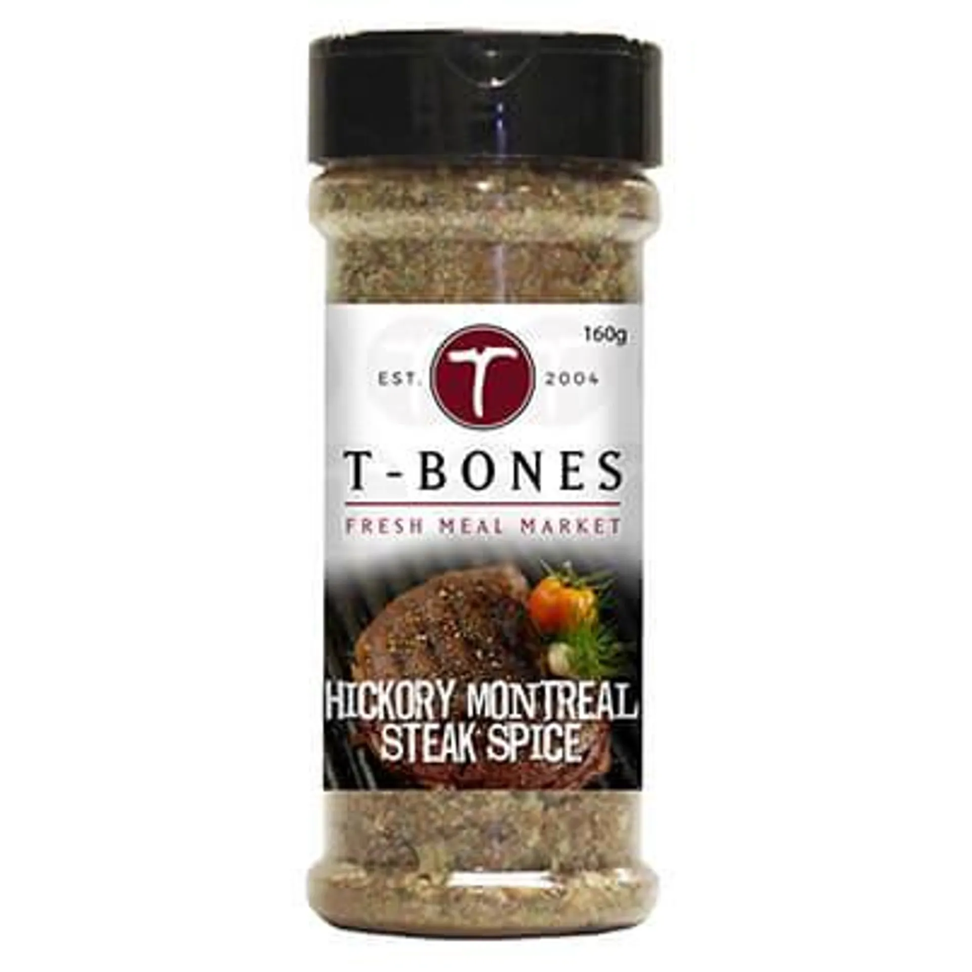 T-BONES HICKORY MONTREAL STEAK SPICE 160g